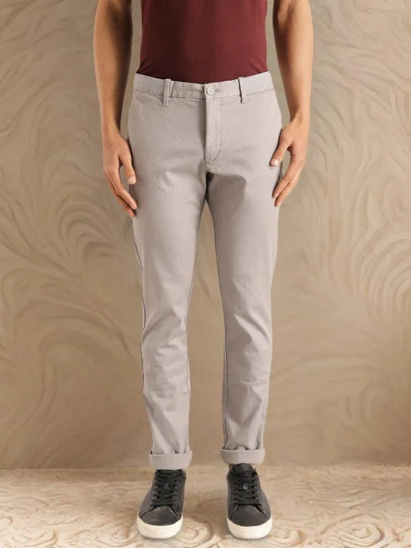 Men Urban Fit Cotton Stretch Trouser
