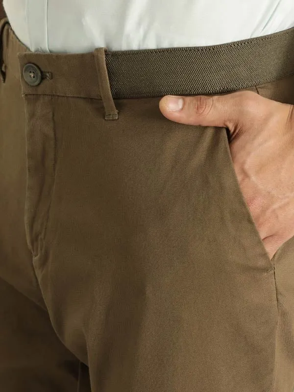 Men Urban Fit Cotton Stretch Trouser
