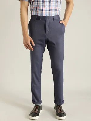 Men Urban Fit Polyester Blend Trouser