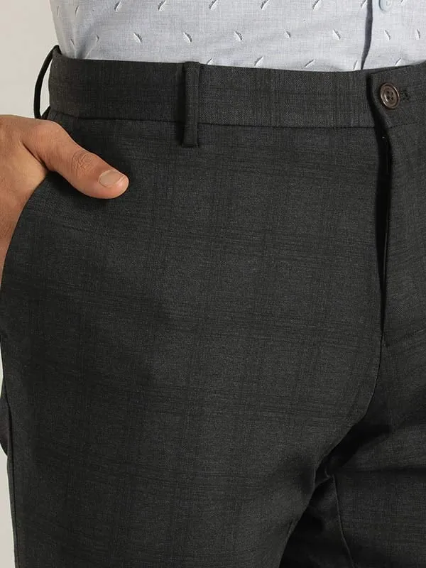 Men Urban Fit Polyester Blend Trouser
