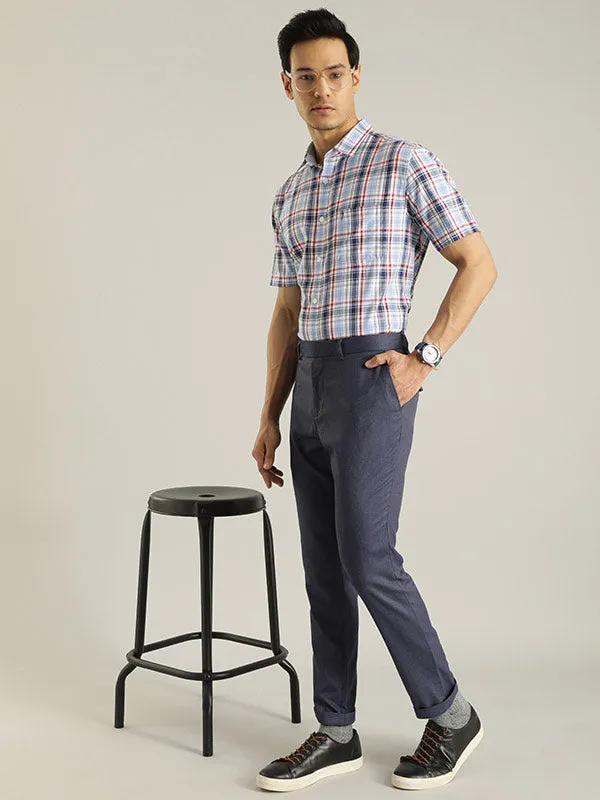 Men Urban Fit Polyester Blend Trouser