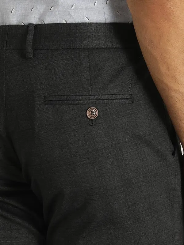 Men Urban Fit Polyester Blend Trouser