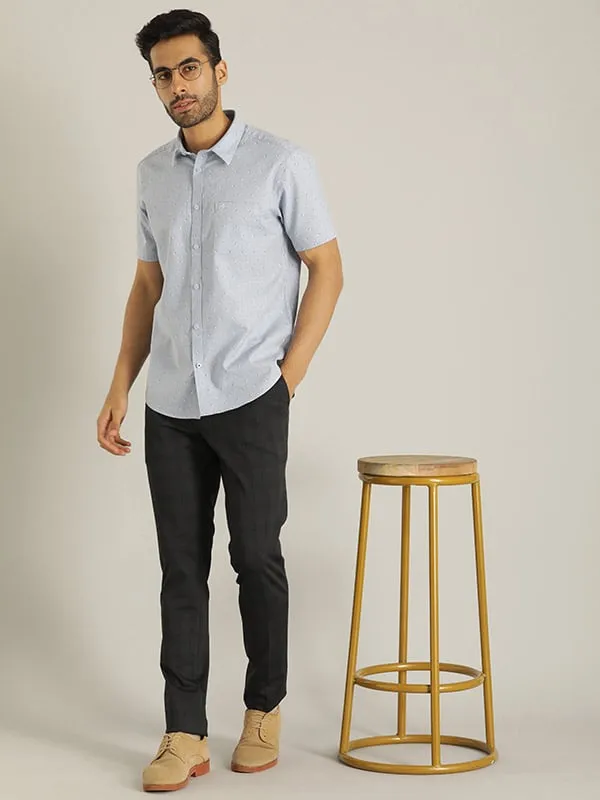 Men Urban Fit Polyester Blend Trouser