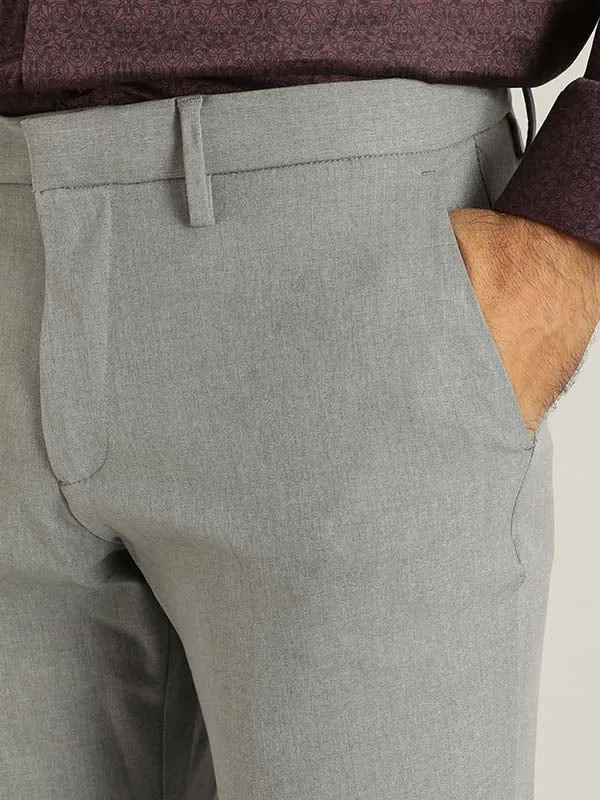 Men Urban Fit Polyester Blend Trouser