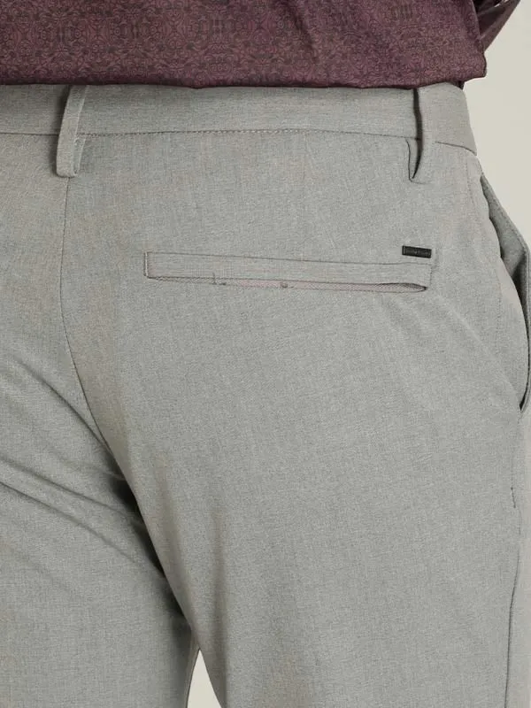 Men Urban Fit Polyester Blend Trouser