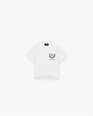 Mini Crest T-Shirt - Flat White