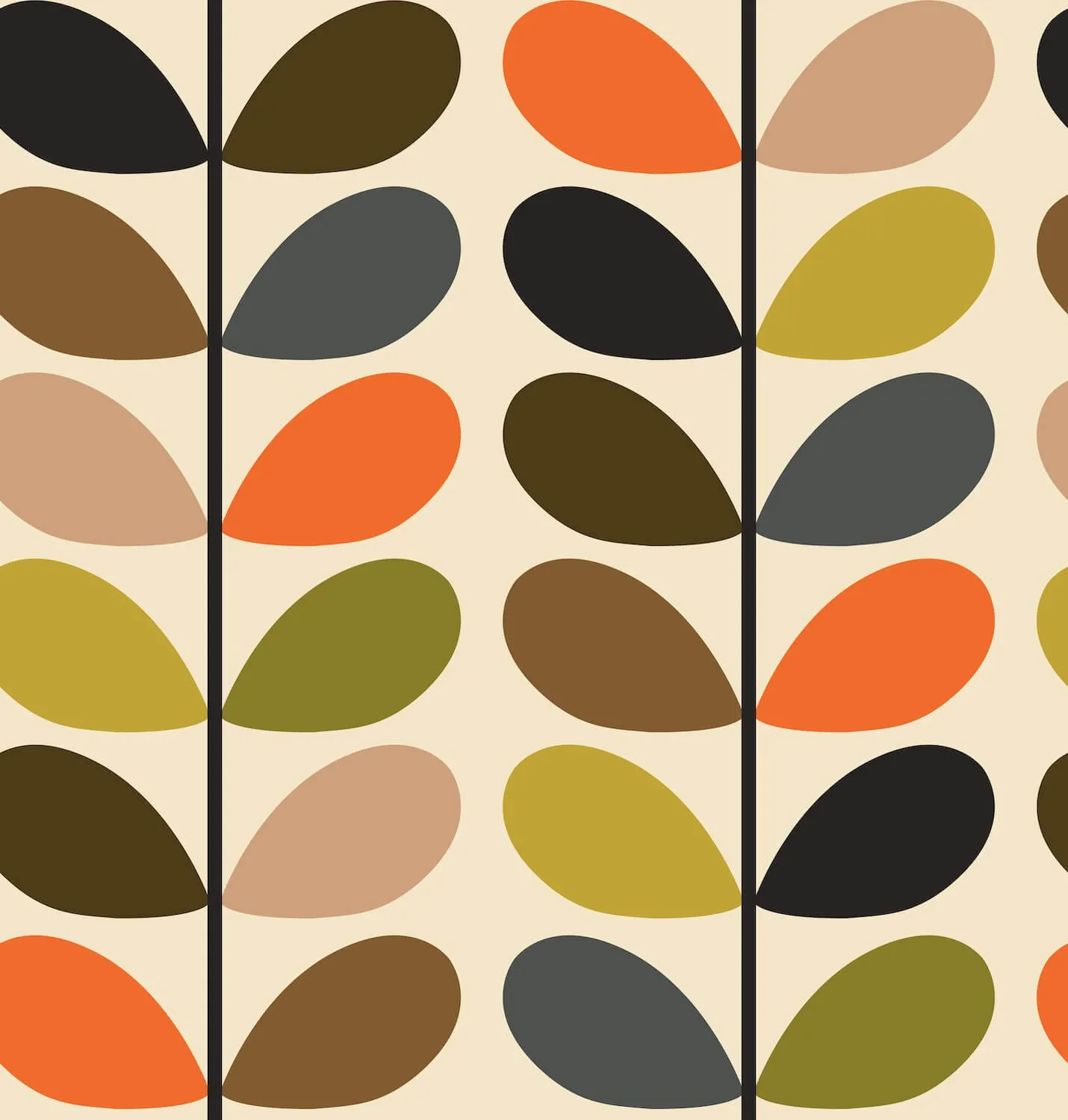 Multi Stem Classic Wallpaper - 52cm x 10m