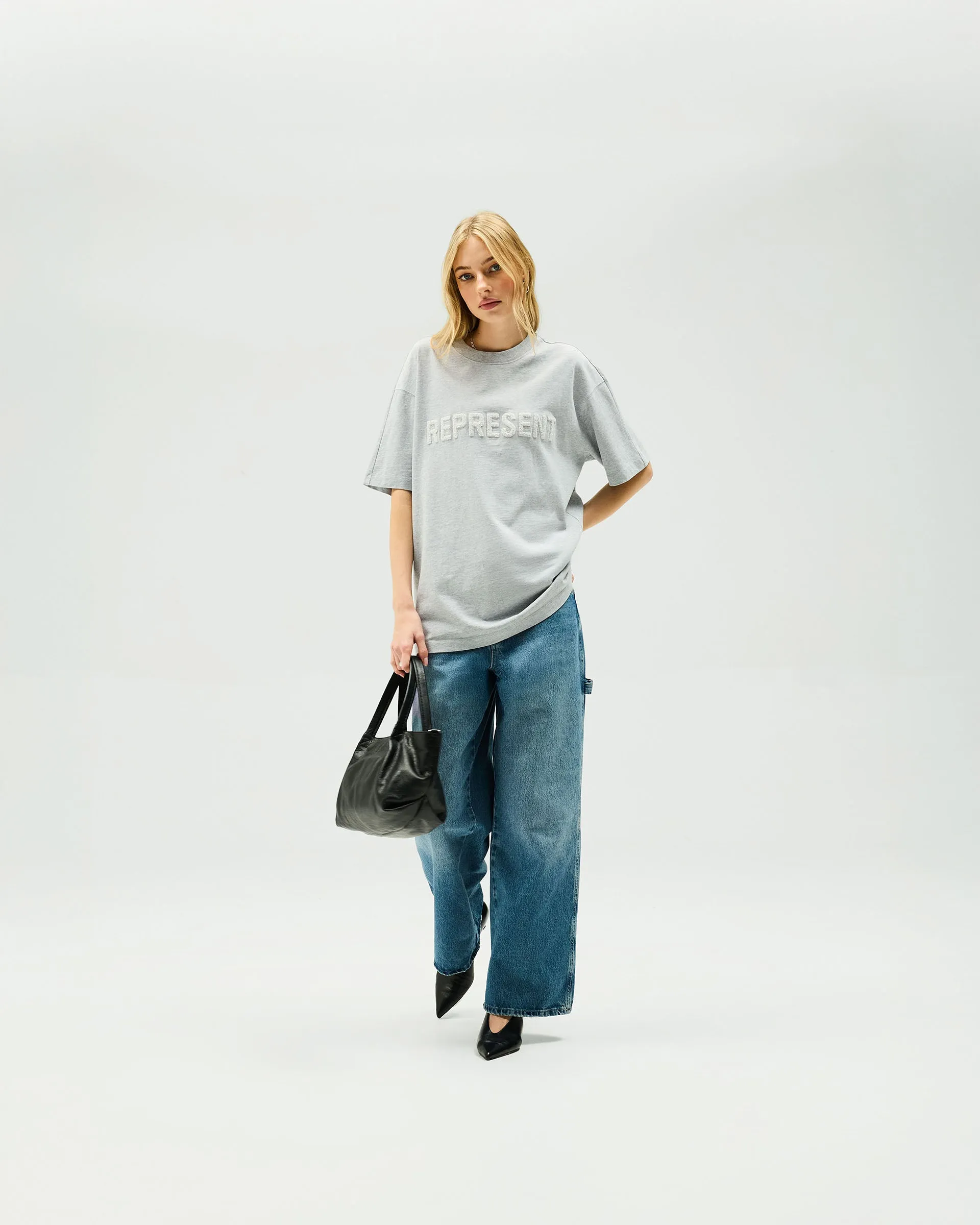 Owners Club Boyfriend T-Shirt - Grey Marl