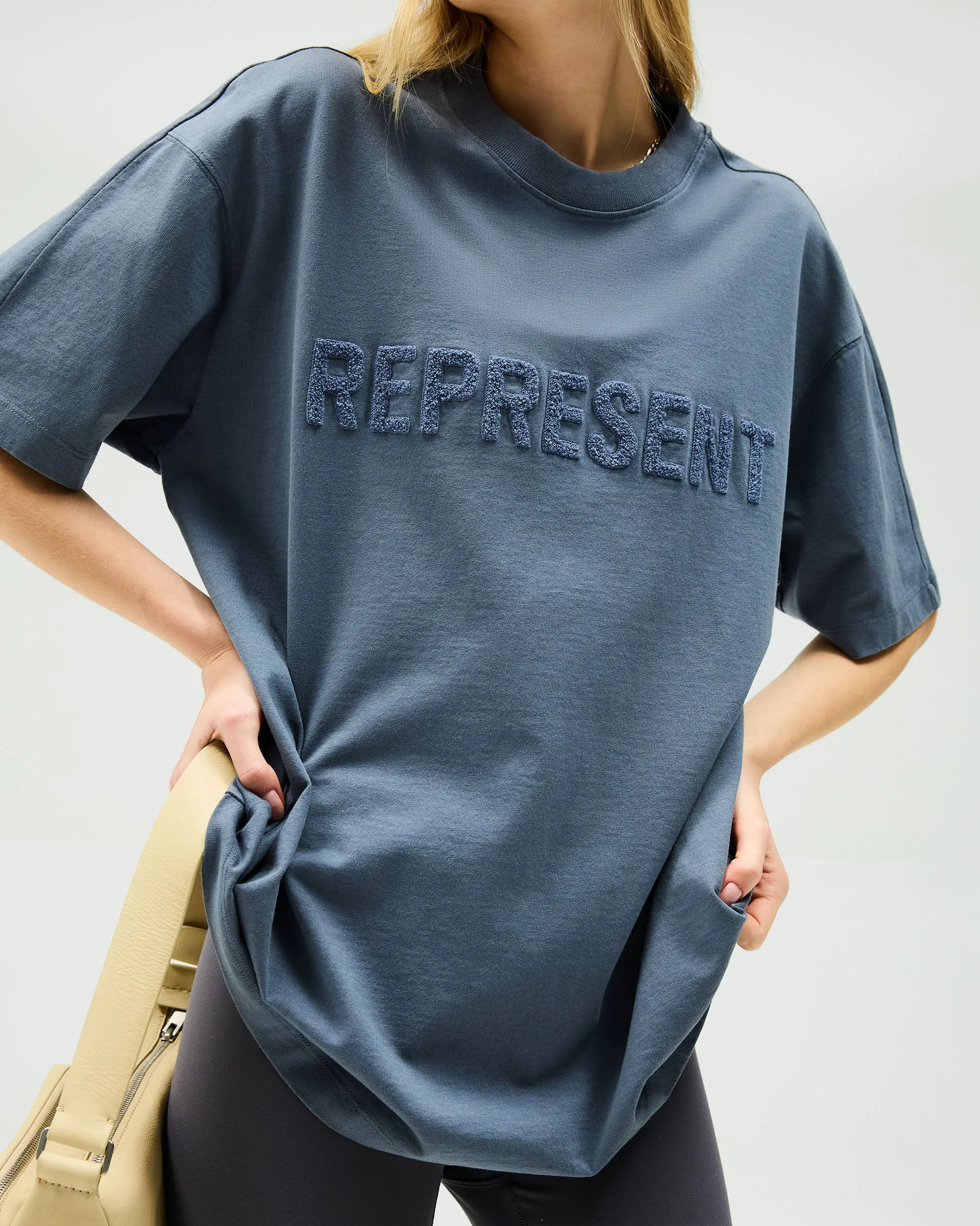 Owners Club Boyfriend T-Shirt - Steel Blue