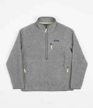 Patagonia Womens Retro Pile Marsupial Fleece - Salt Grey / Jellyfish Yellow