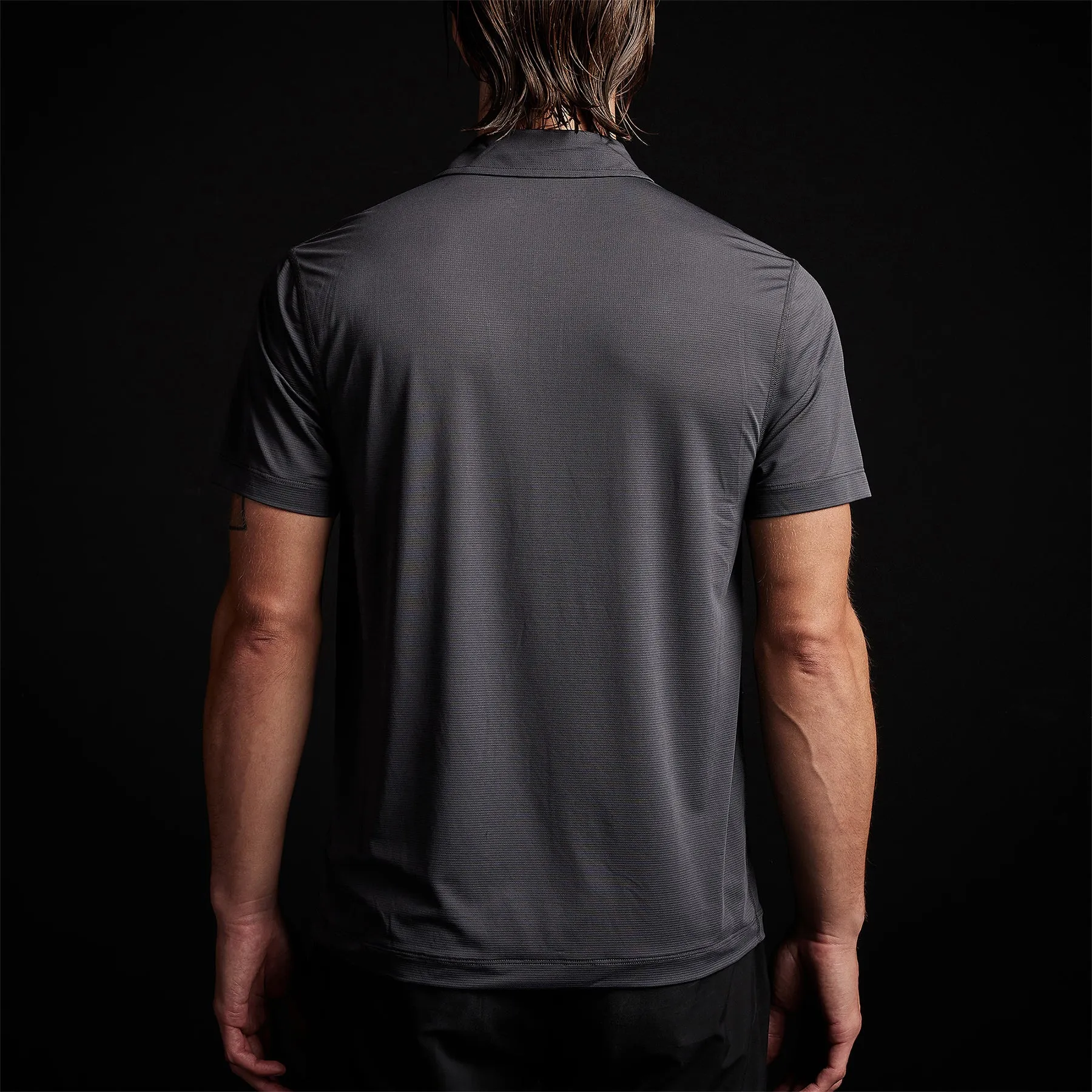 Performance Knit Polo - Slate