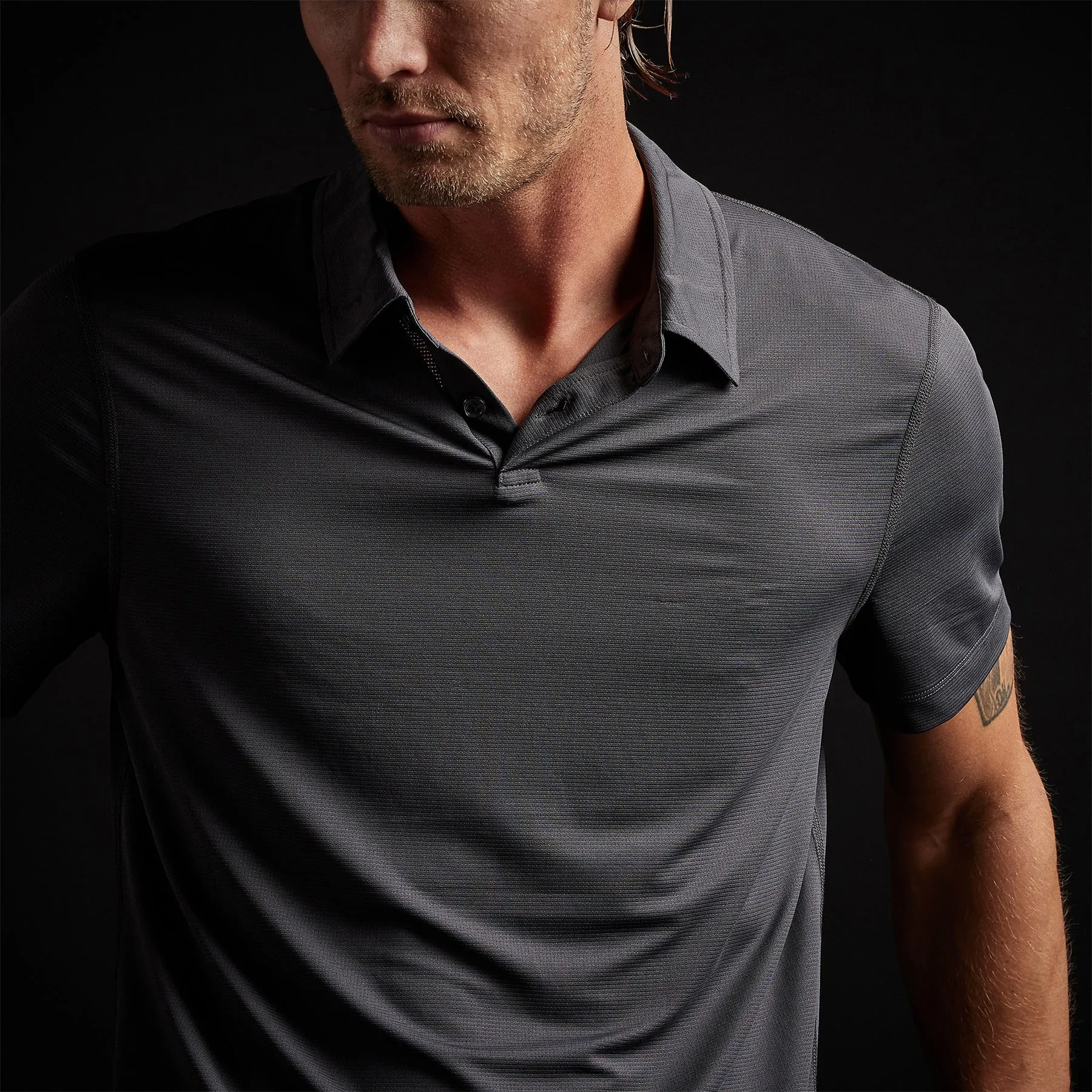 Performance Knit Polo - Slate