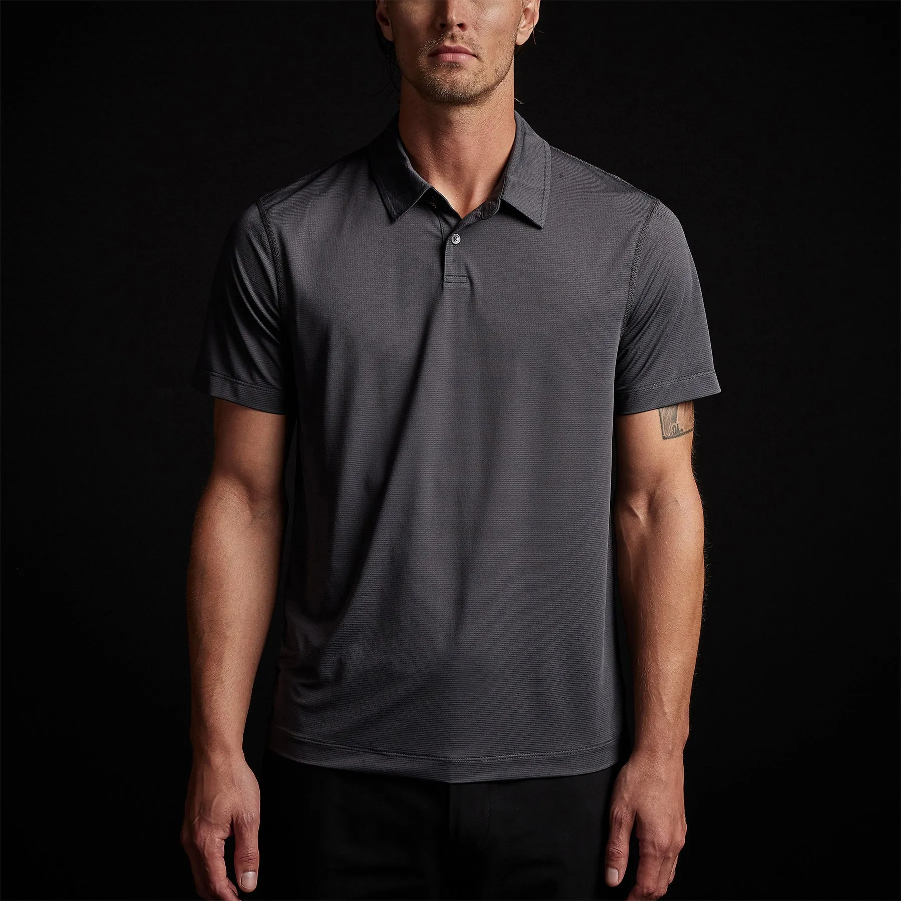 Performance Knit Polo - Slate