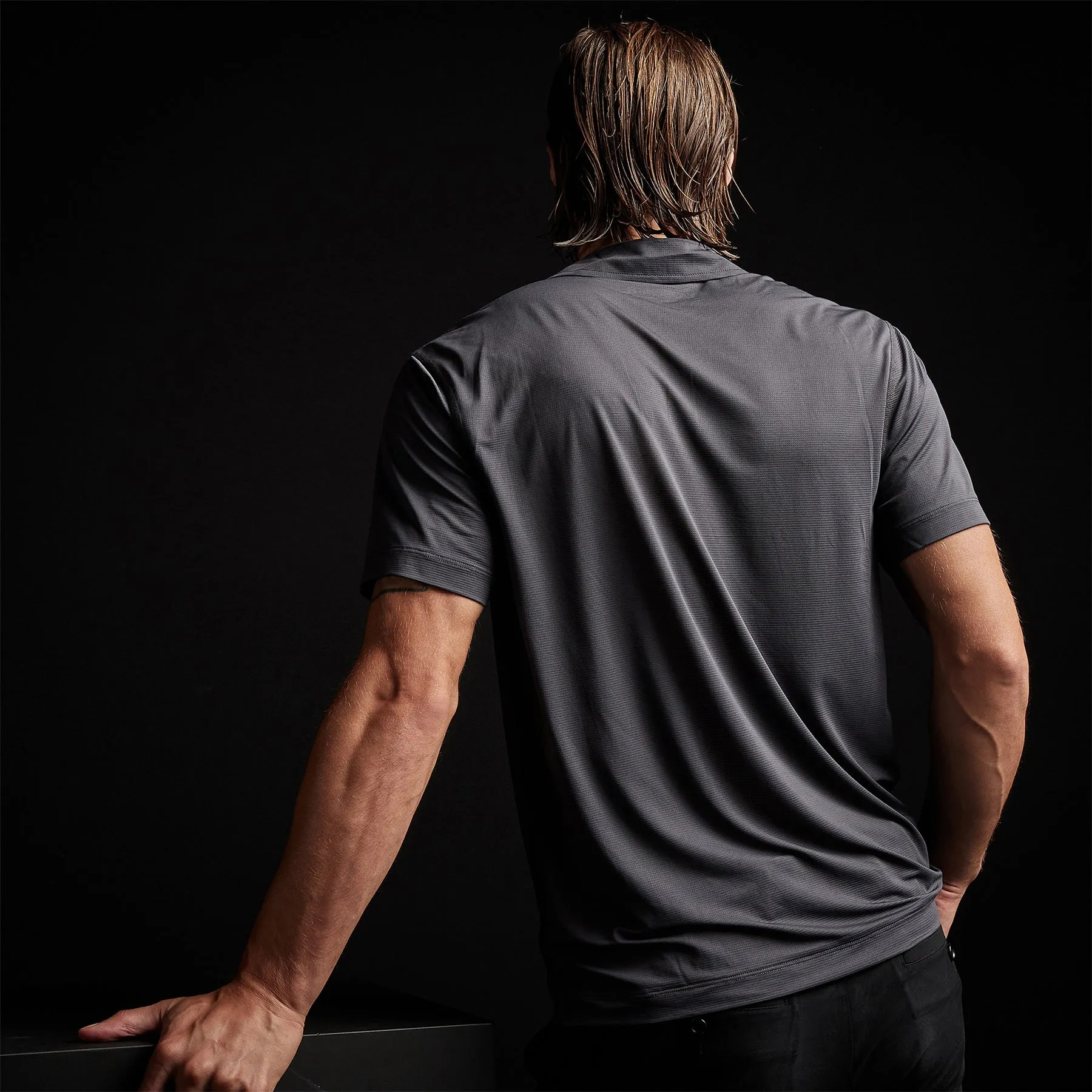 Performance Knit Polo - Slate