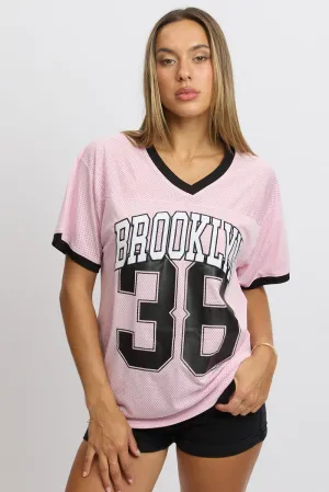 Pink Graphic Tee Short Sleeve