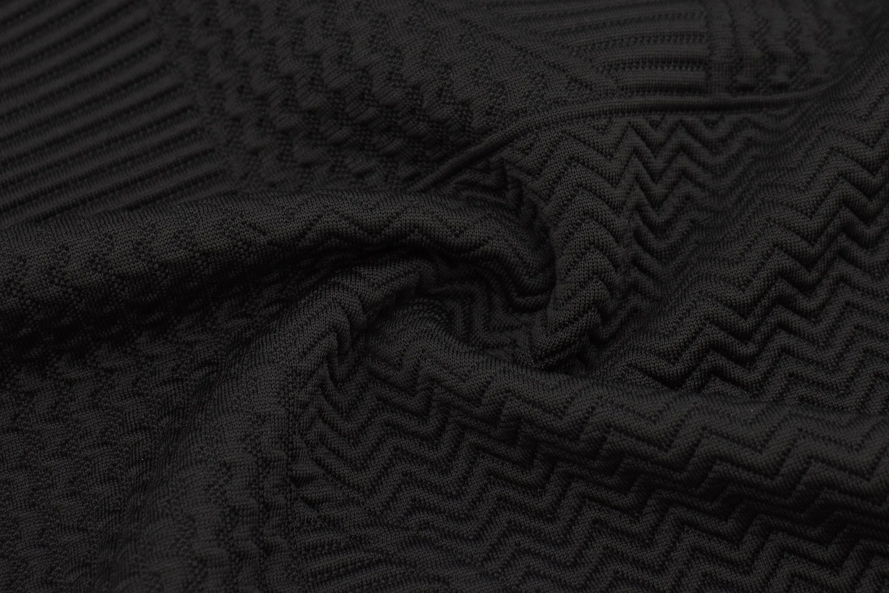 Polyester Spandex Jacquard Oversized Tee