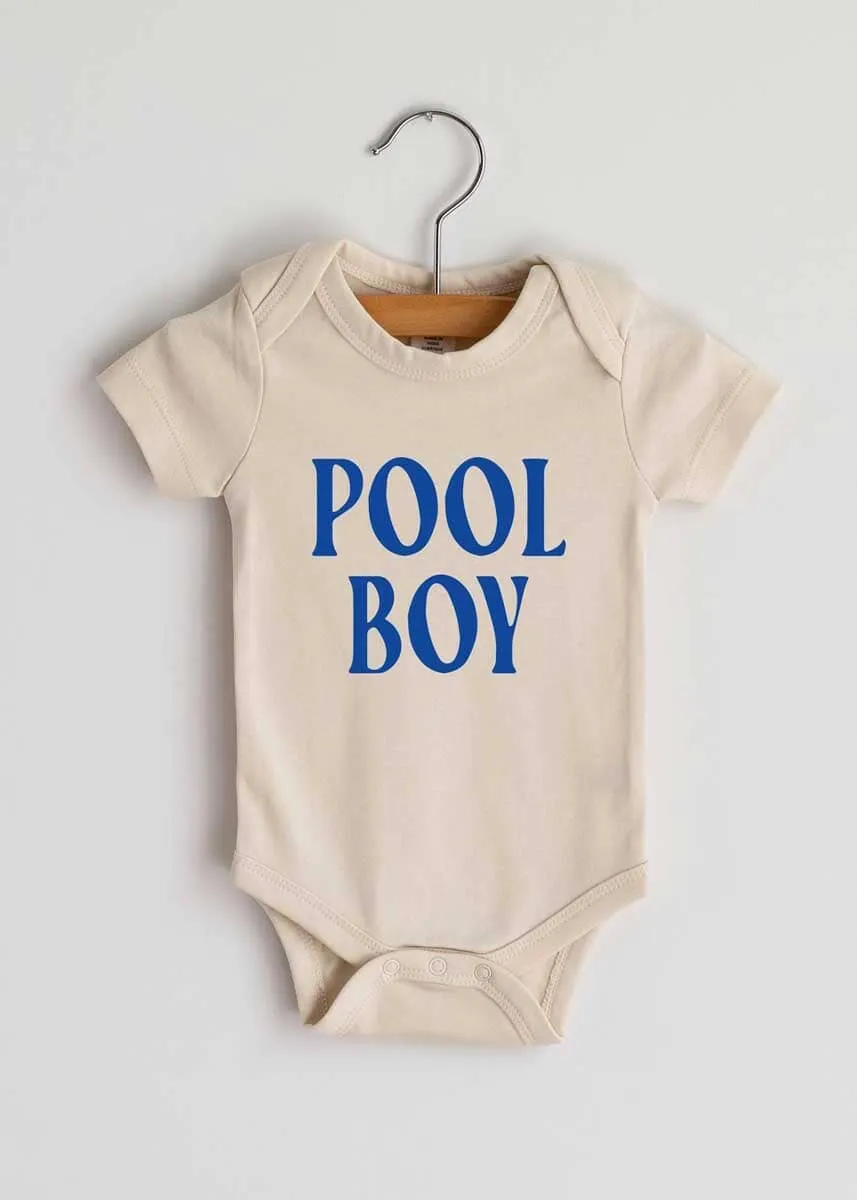 Pool Boy Organic Onesie - Cream