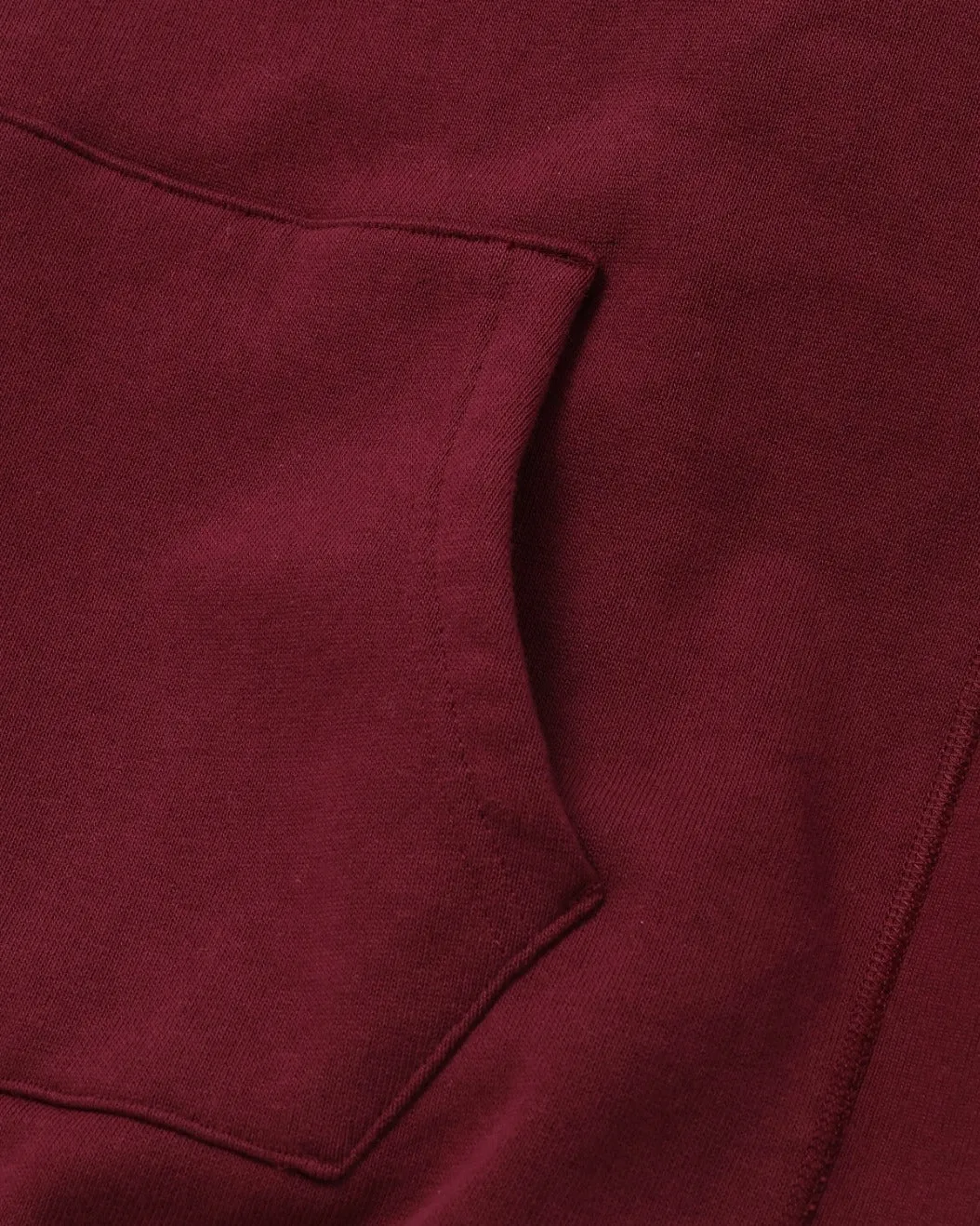 Pullover Hoodie - Super Looper French Terry - Burgundy