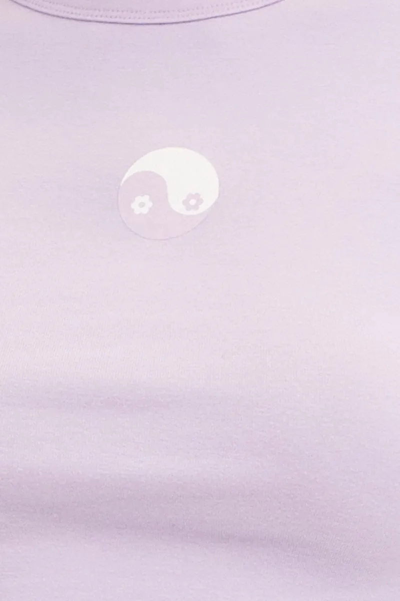 Purple Yin Yang Baby Tee