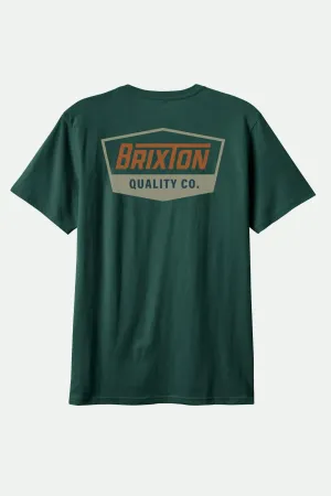 Regal S/S Standard T-Shirt - Deep Emerald/Rust/Sand