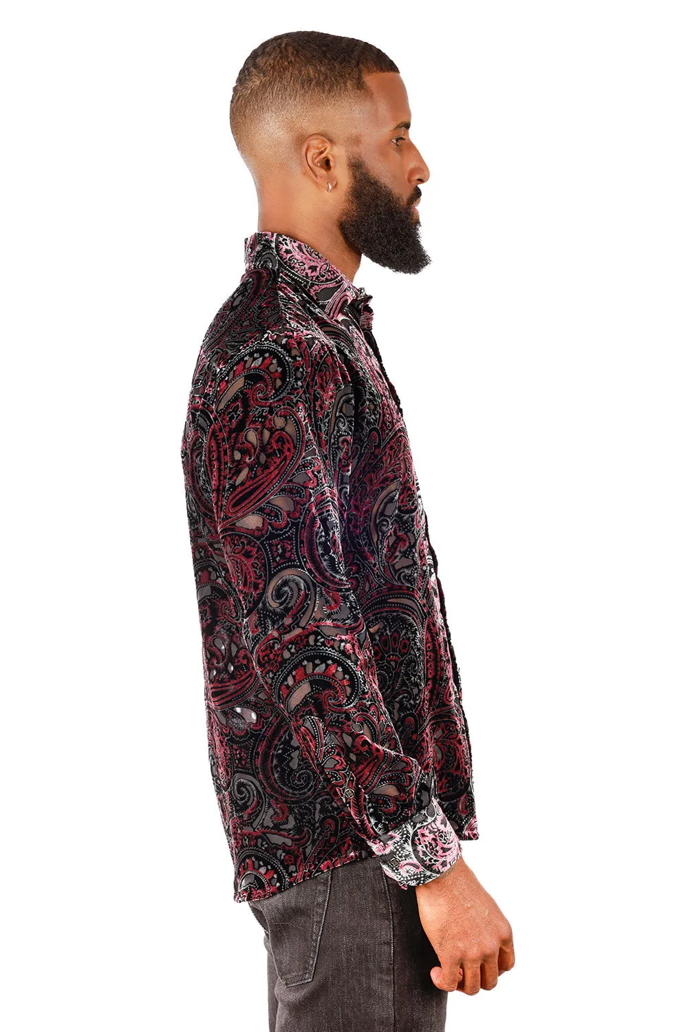 Rose Cobwebby Long Sleeve Shirt