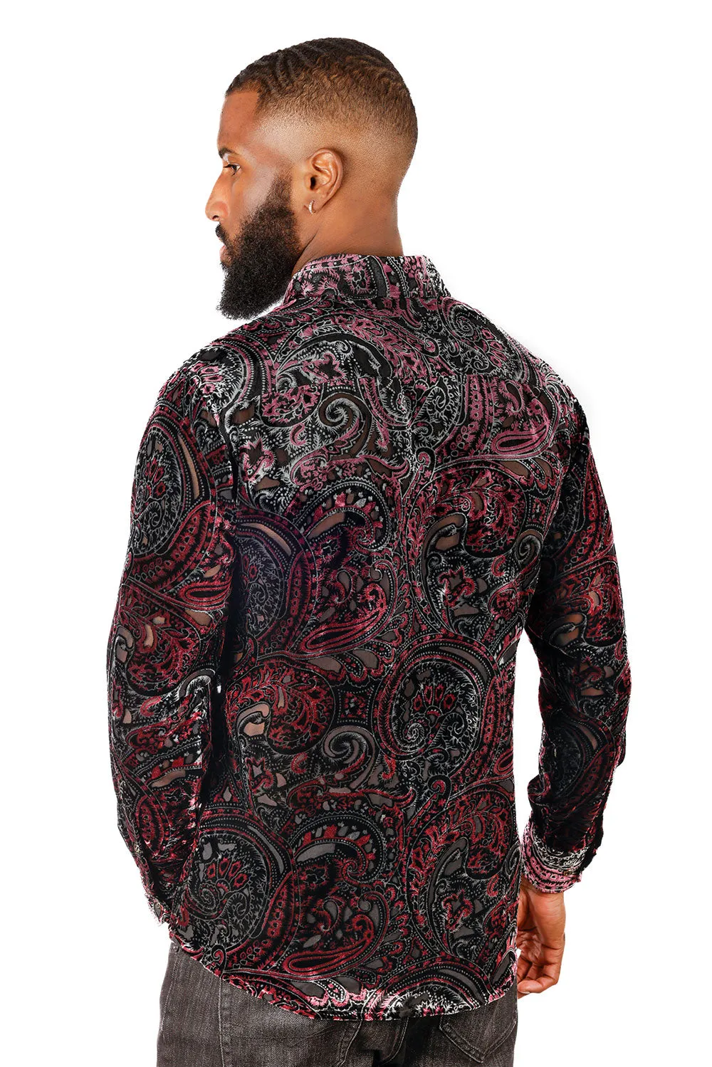 Rose Cobwebby Long Sleeve Shirt