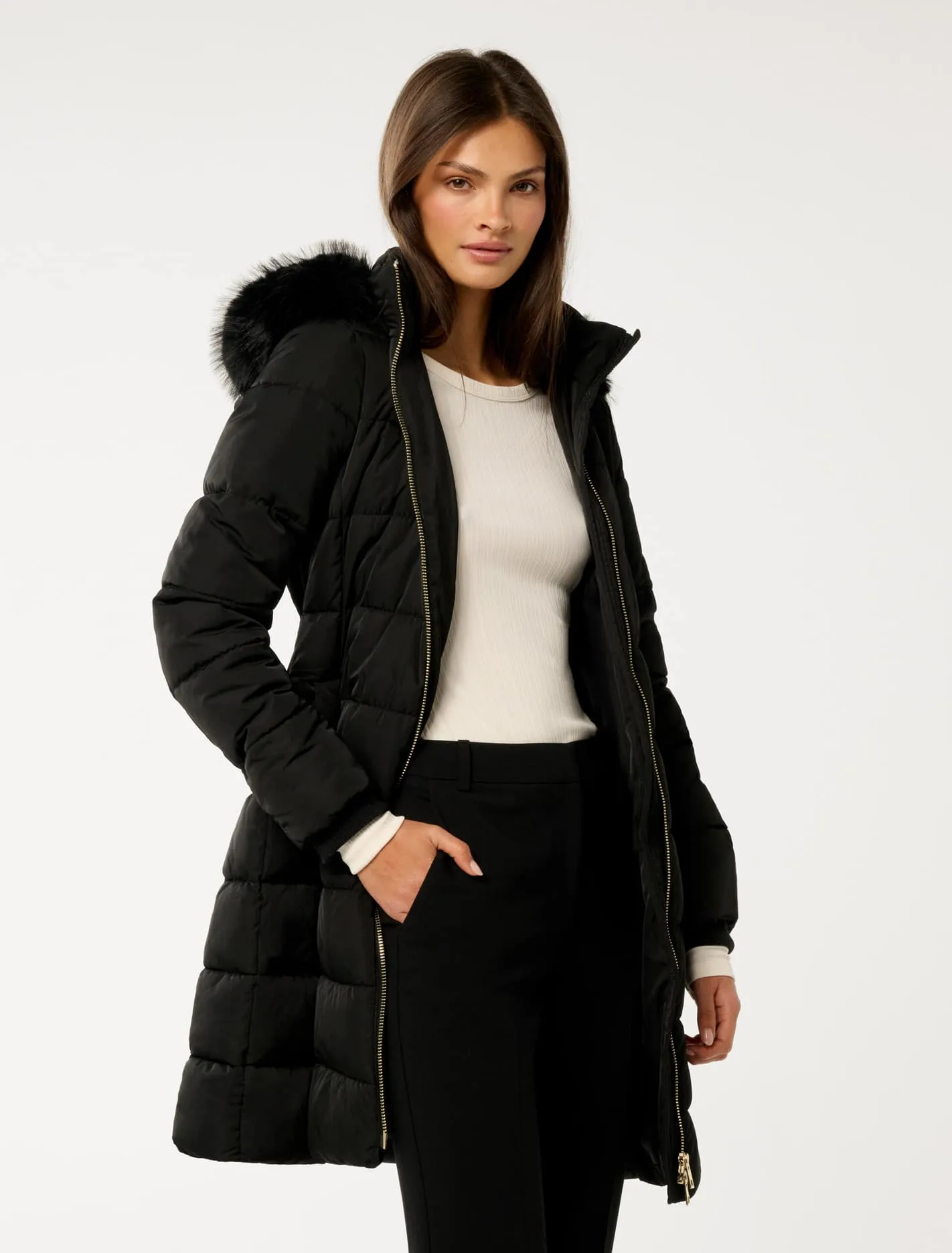 Sandra Long Puffer Coat
