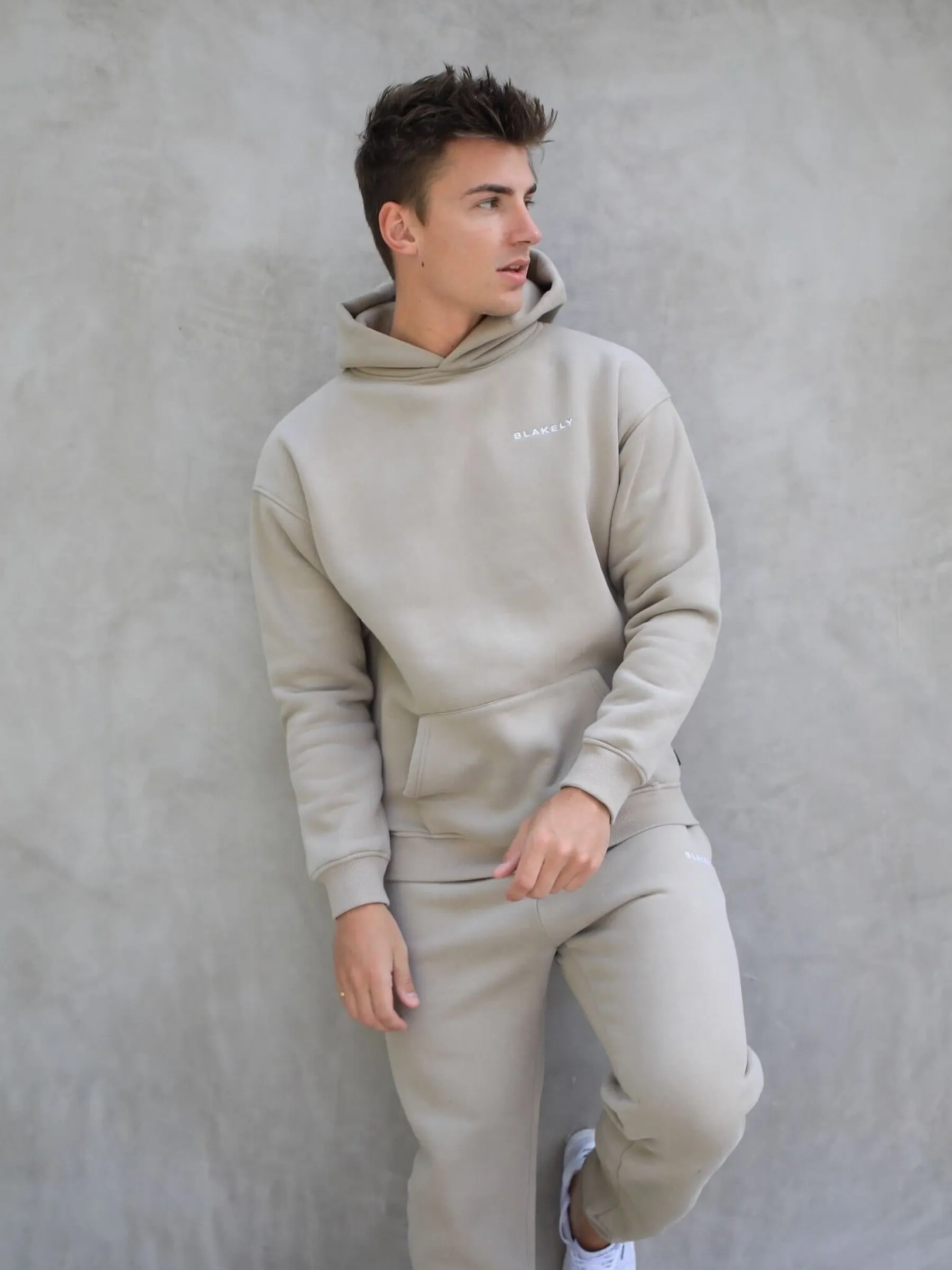 Series Relaxed Hoodie - Washed Khaki