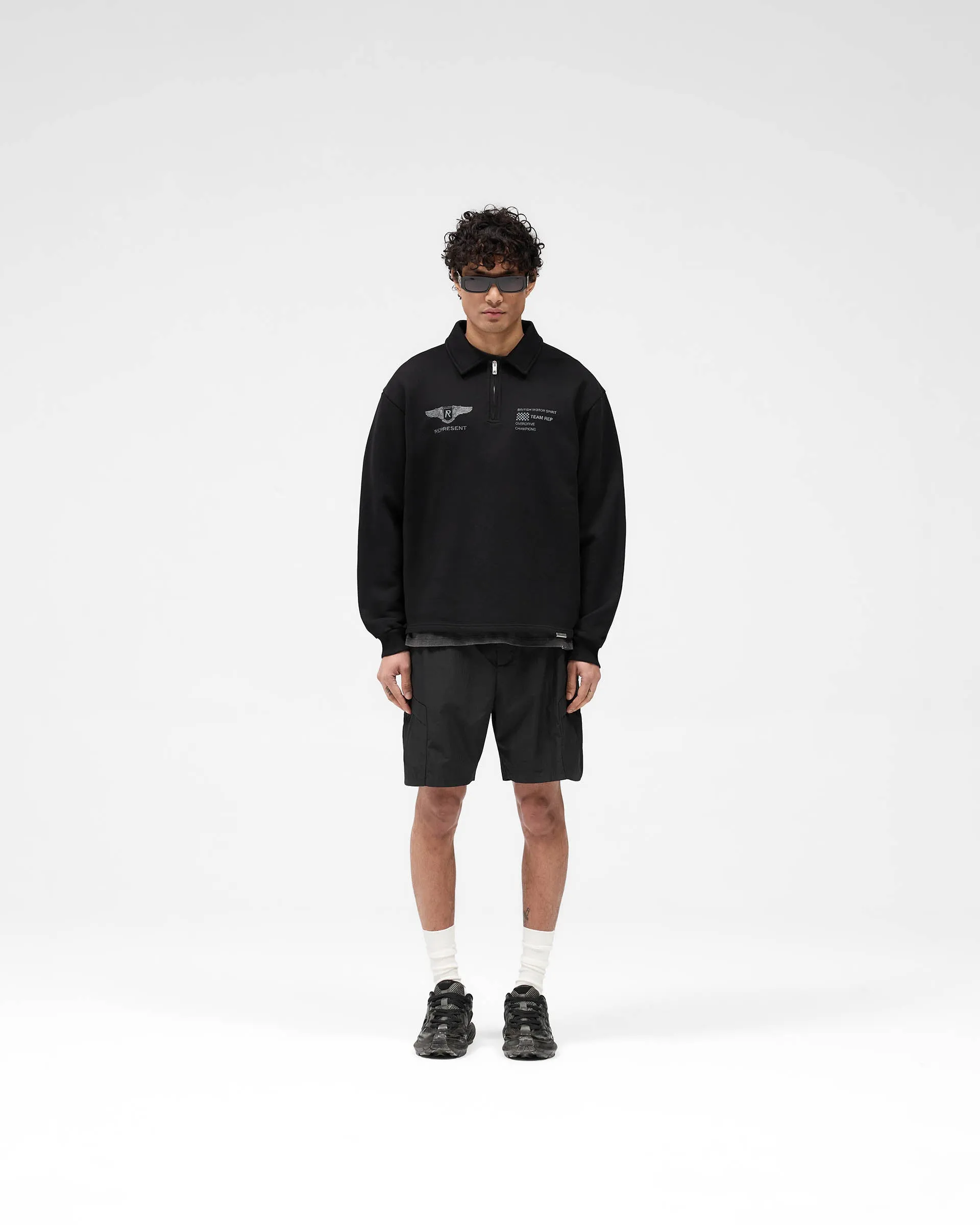 Team Rep Quarter Zip - Jet Black