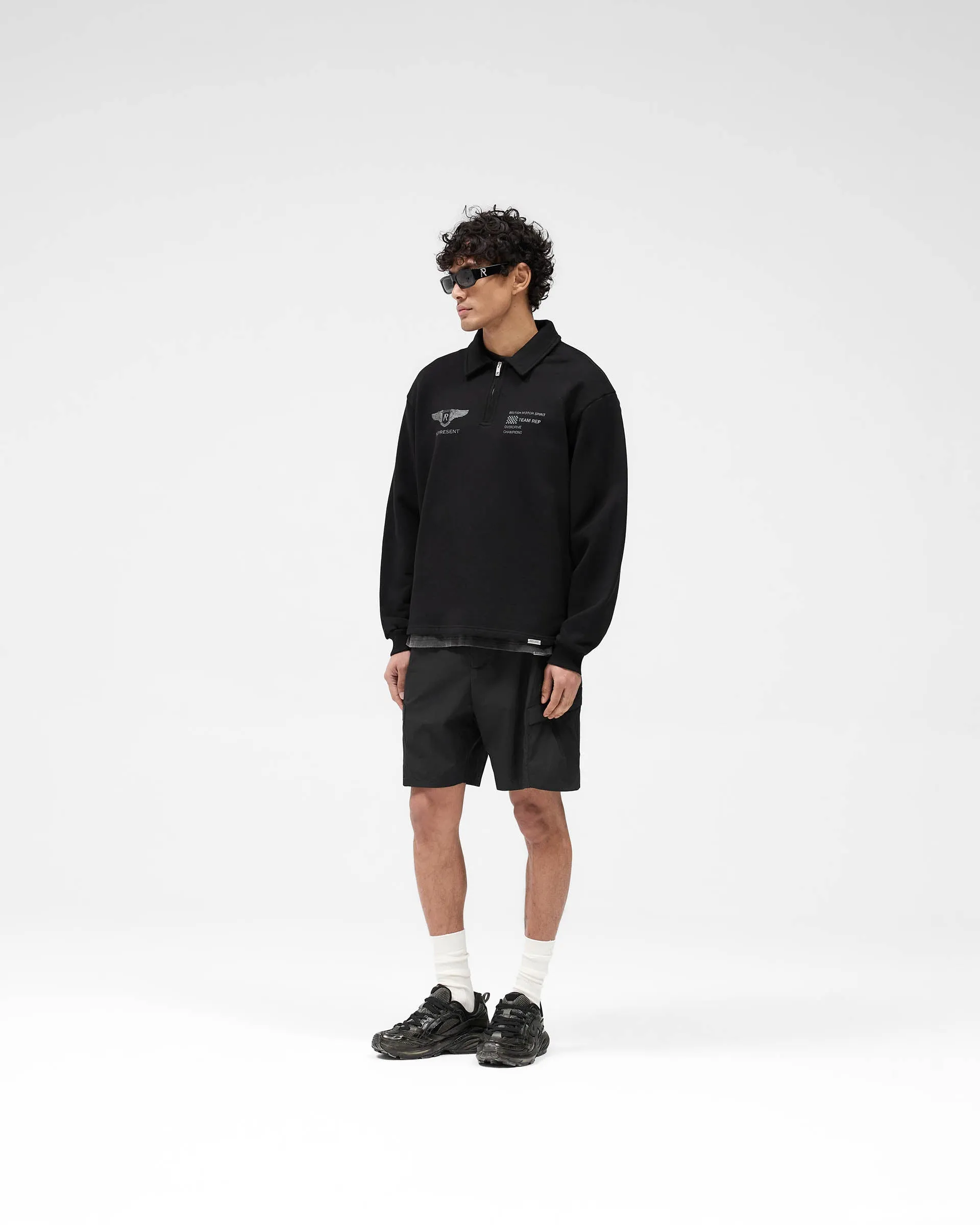 Team Rep Quarter Zip - Jet Black