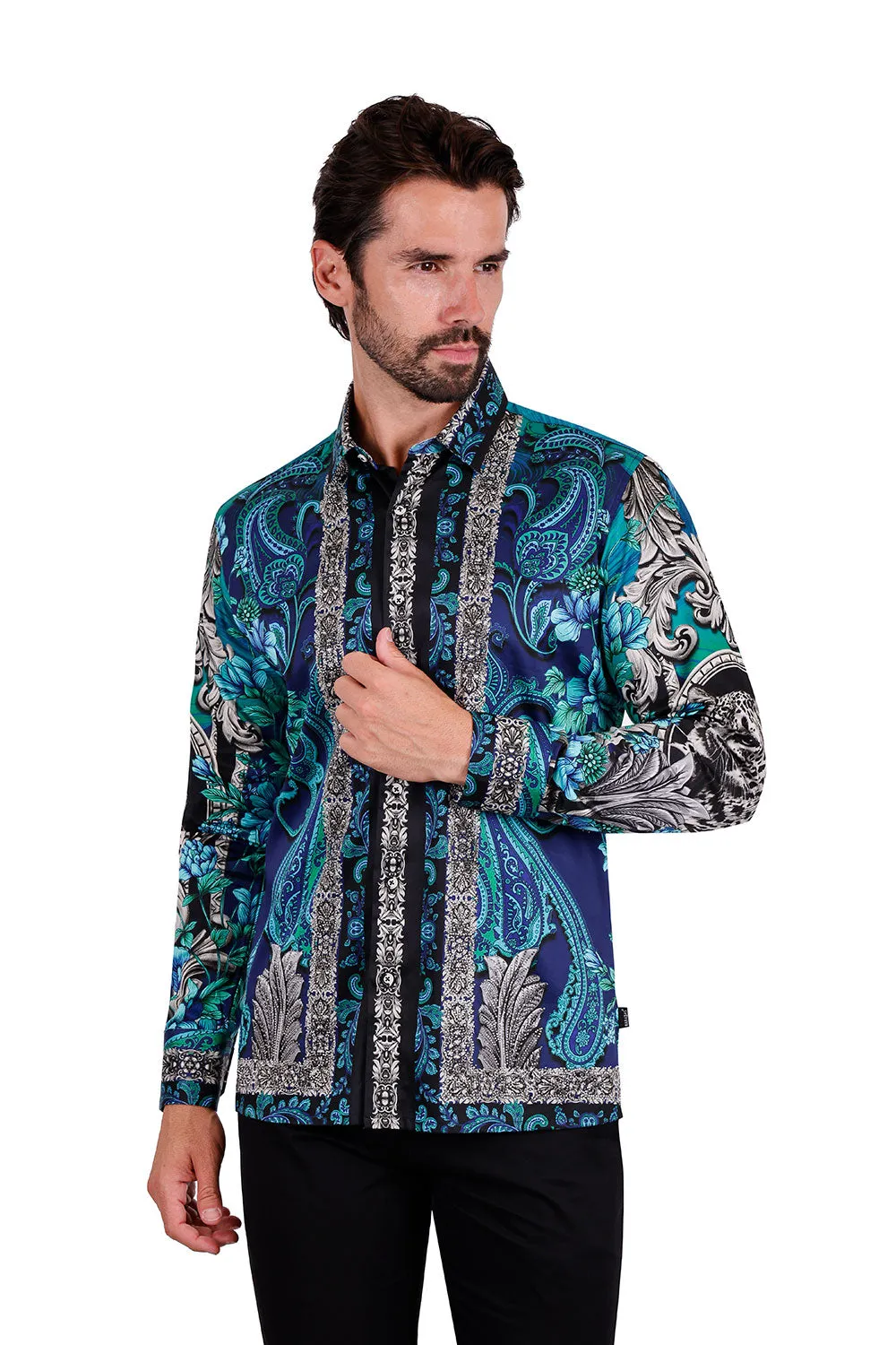 Tending Flair Rhinestone Long Sleeve Shirt