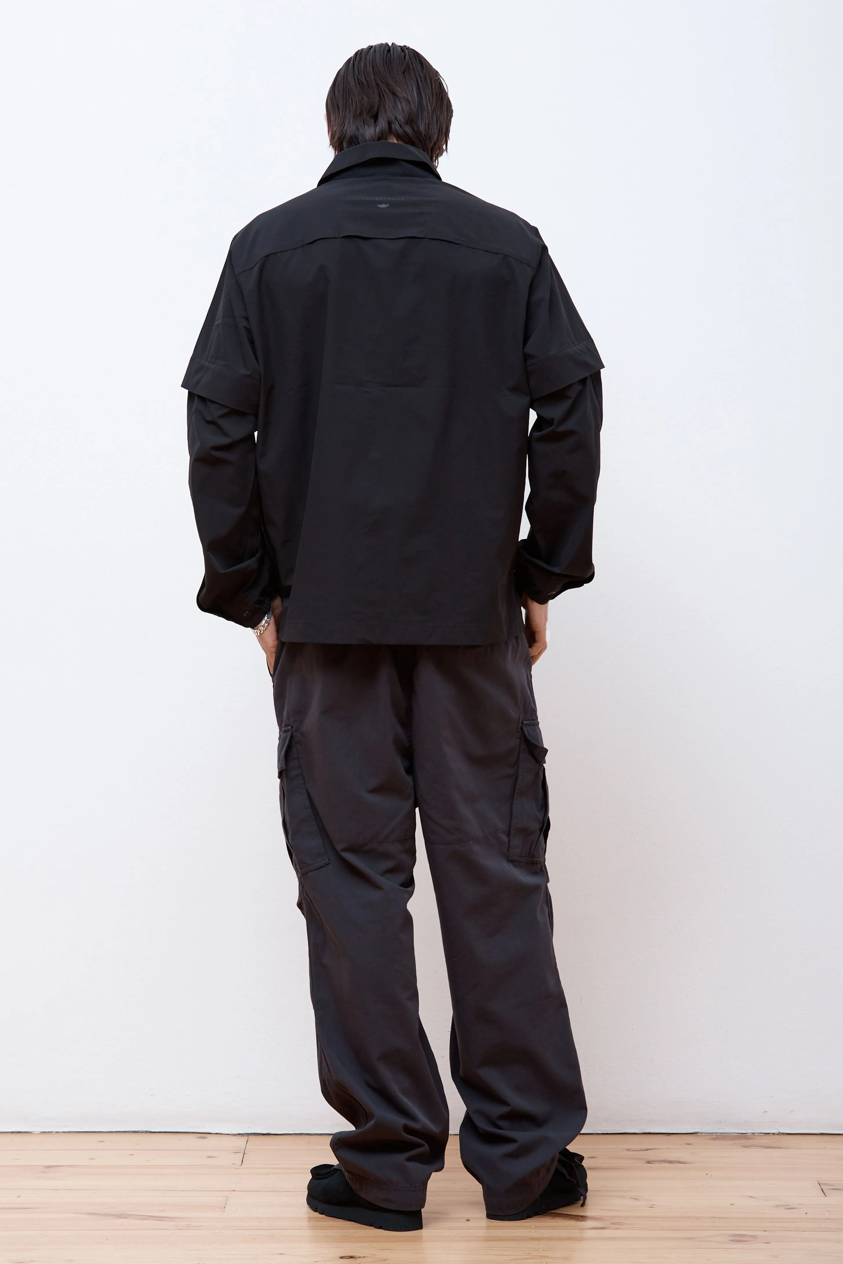 Toned Trout 2 Way River Shirt Black