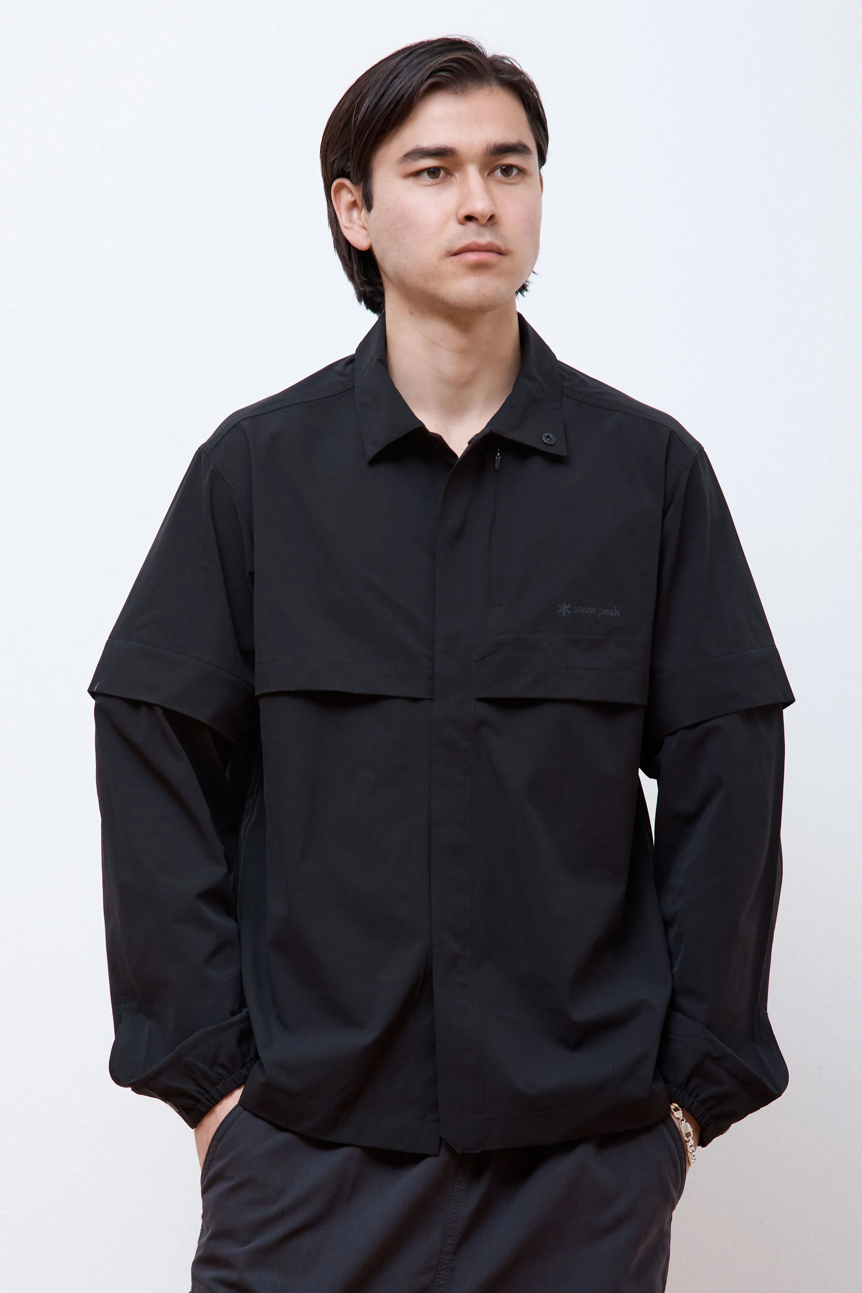 Toned Trout 2 Way River Shirt Black