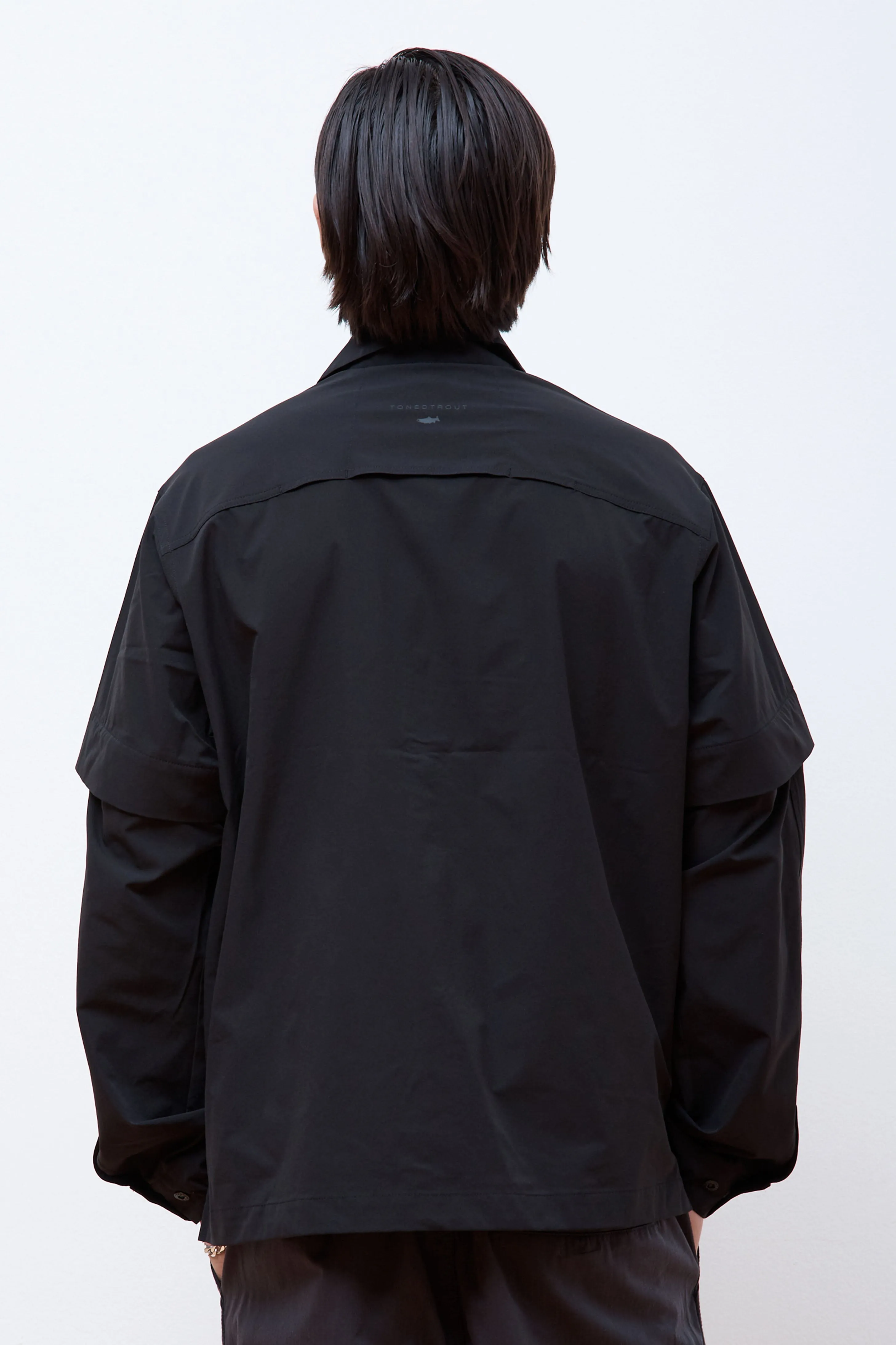 Toned Trout 2 Way River Shirt Black