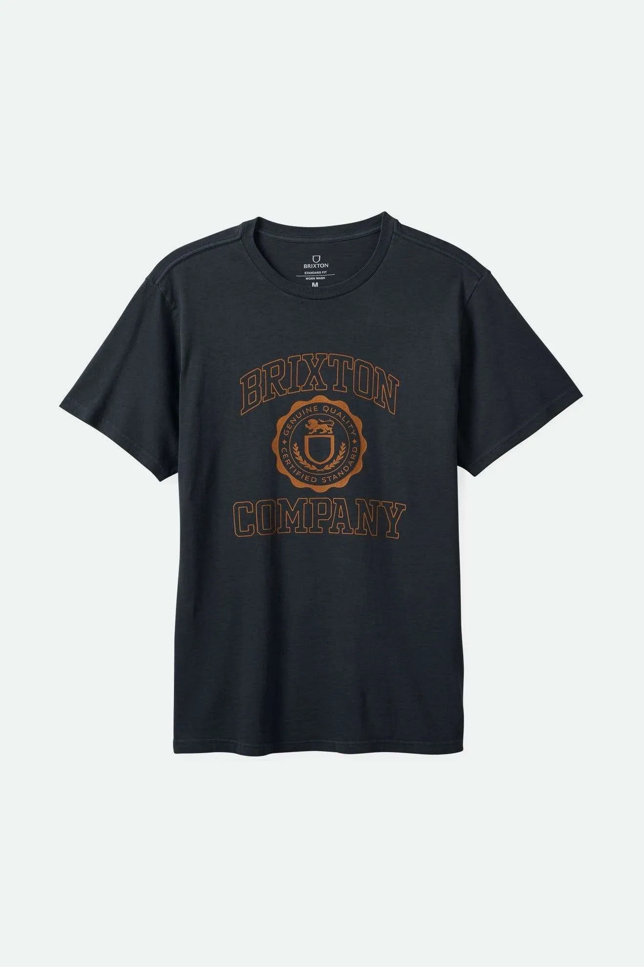 University S/S Standard T-Shirt - Black Worn Wash