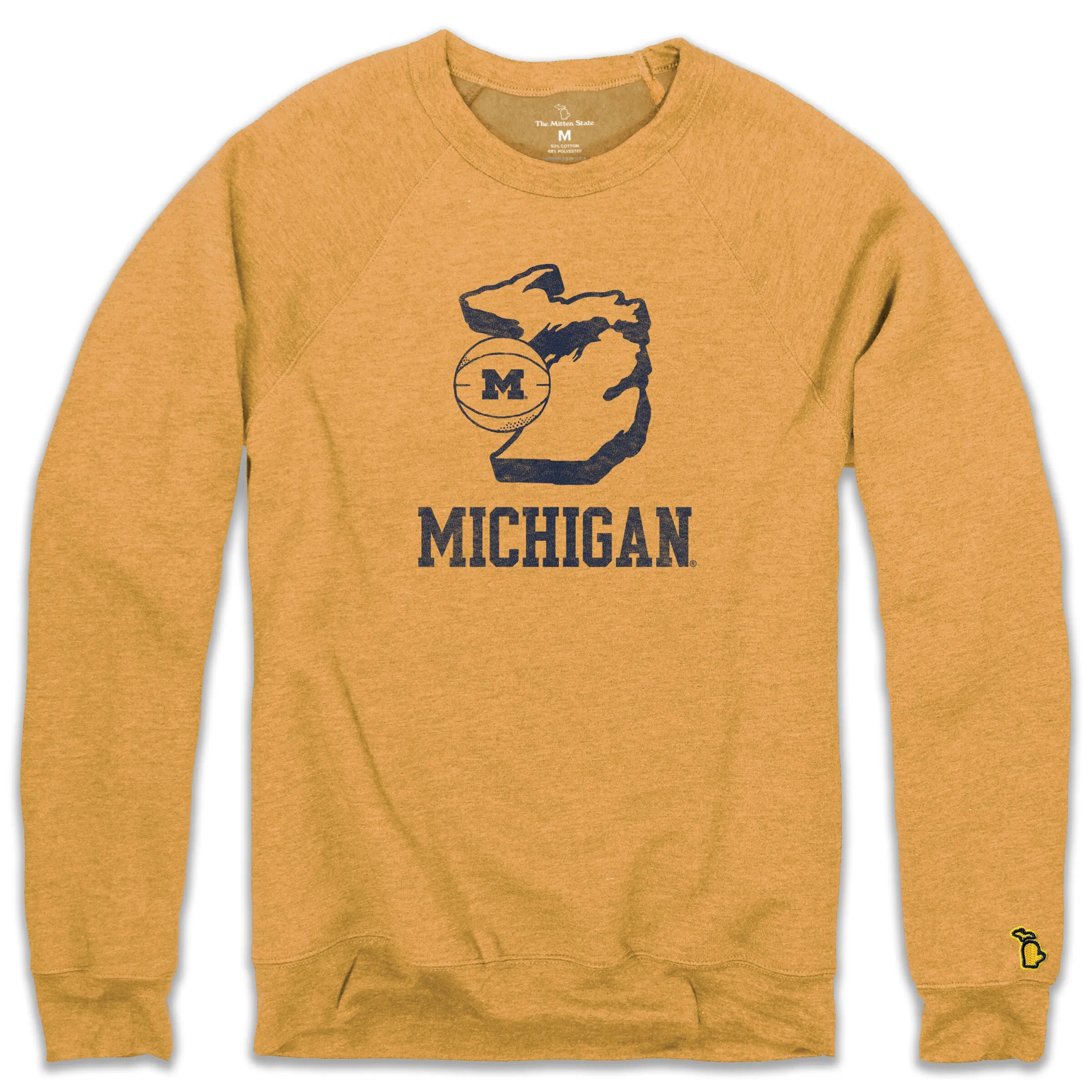 UOFM - BASKETBALL STATE FLEECE SWEATSHIRT (UNISEX)