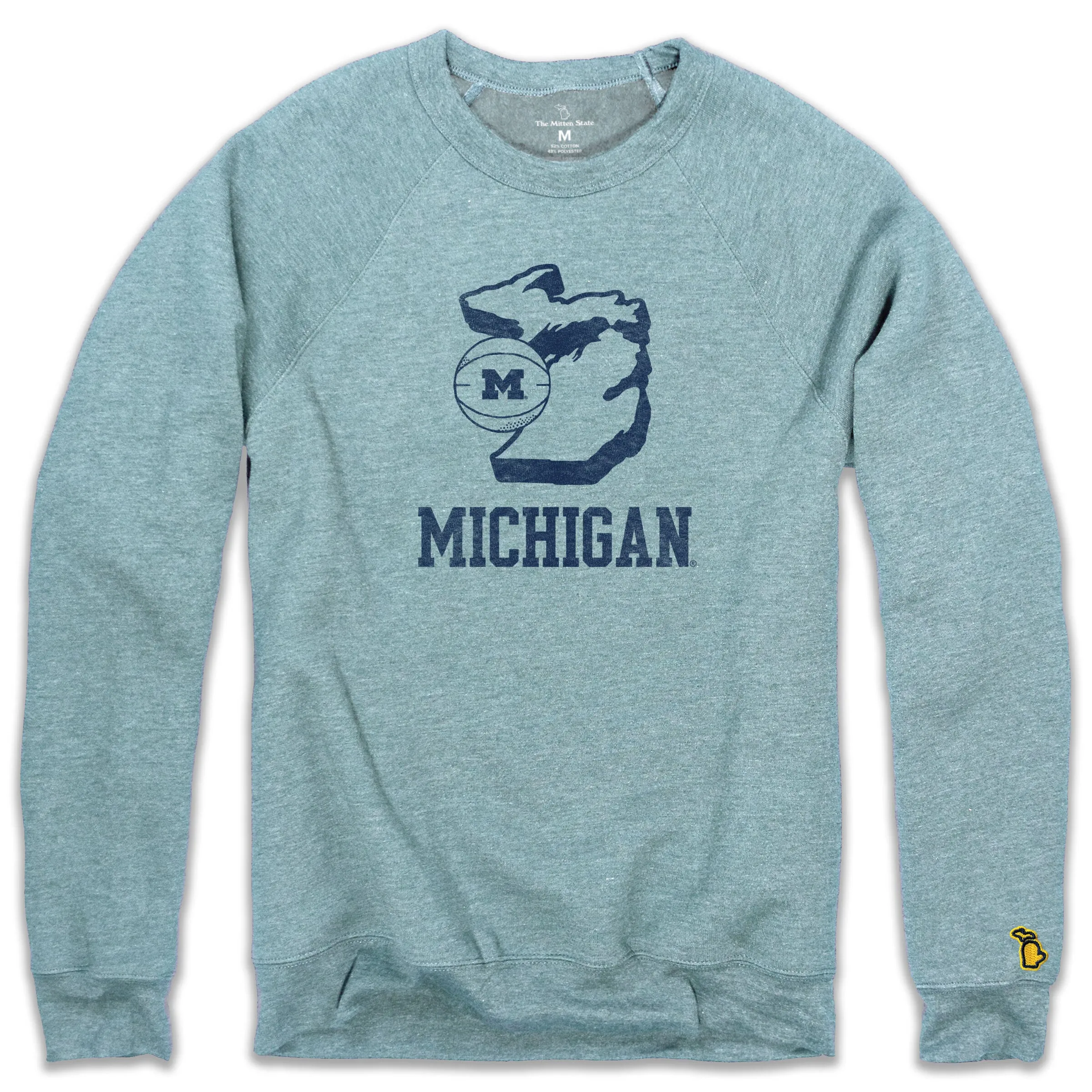 UOFM - BASKETBALL STATE FLEECE SWEATSHIRT (UNISEX)