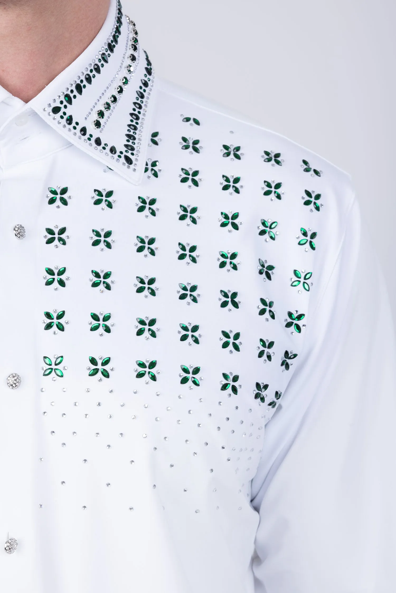 Velcia Rhinestone Long Sleeve Shirt