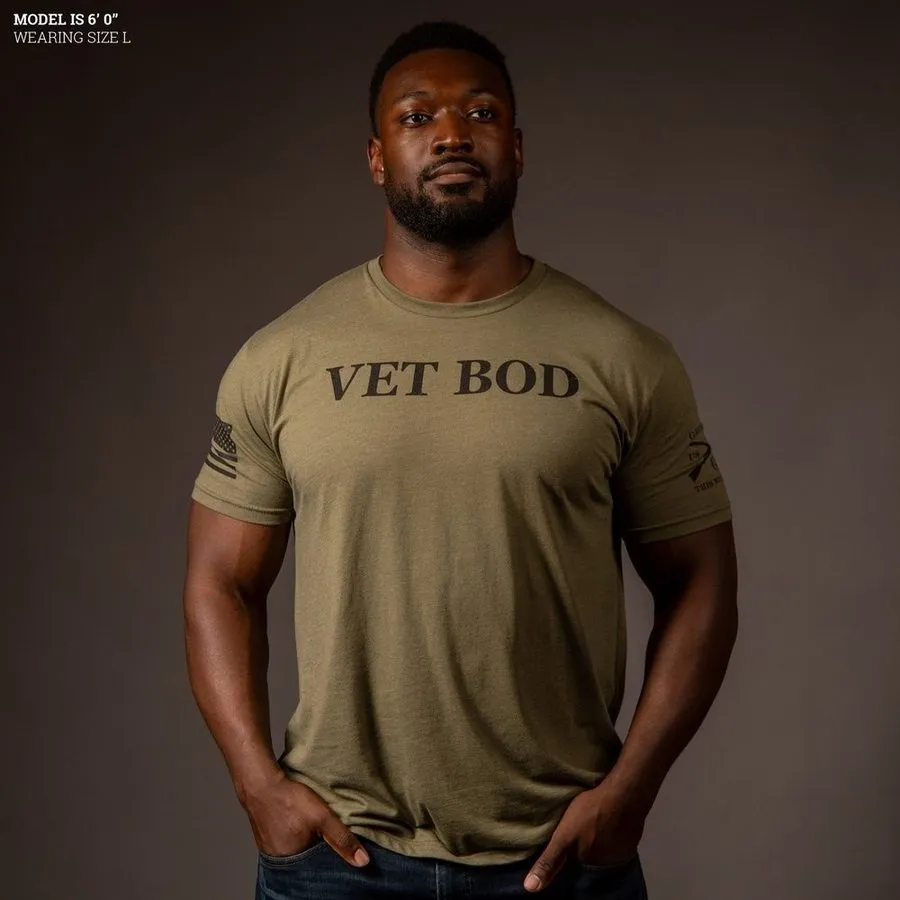 Vet Bod T-Shirt - Military Green