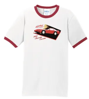 Vintage 1991 Chevrolet Corvette Ringer T-Shirt