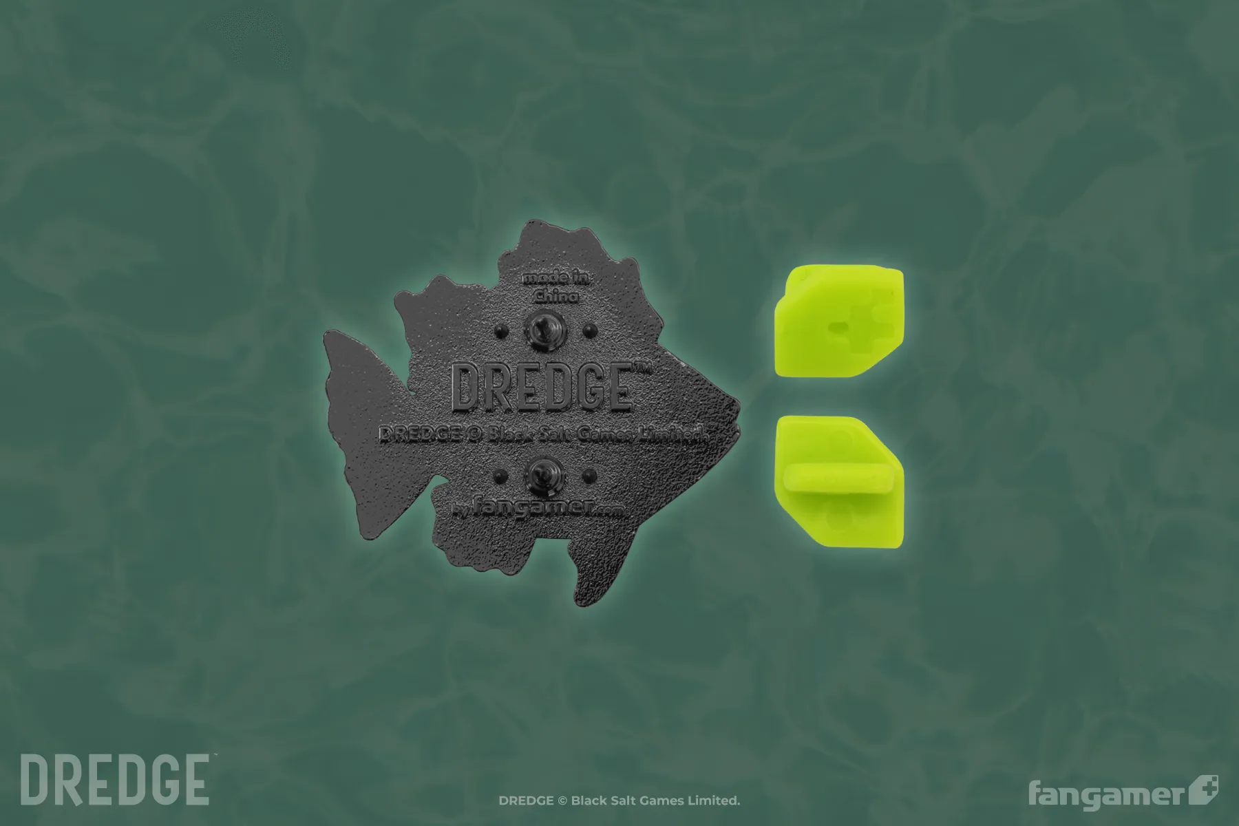 Voltaic Grouper Glow-in-the-Dark Pin
