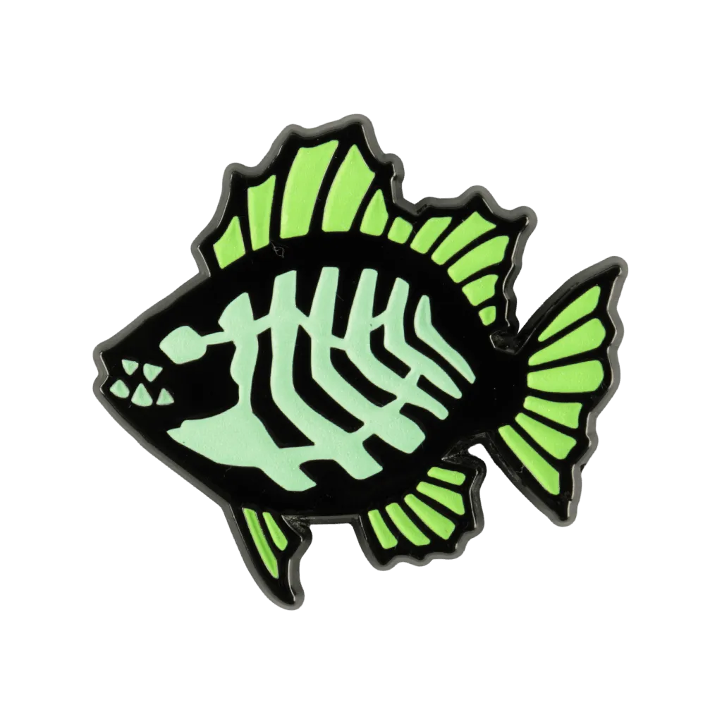 Voltaic Grouper Glow-in-the-Dark Pin