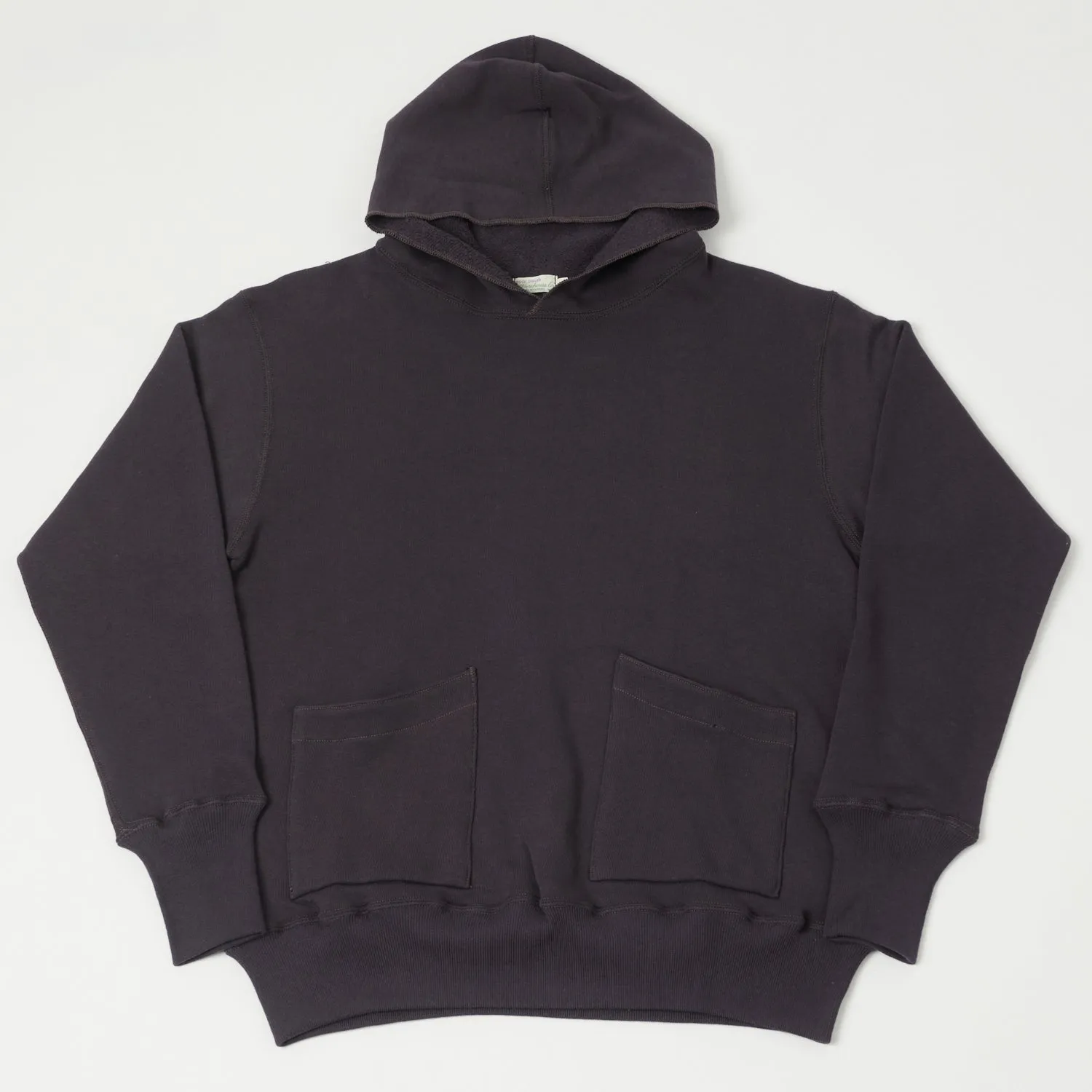 Warehouse & Co 453 Two Pocket Set-In Hooded Sweatshirt - Dark Navy