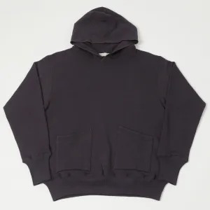 Warehouse & Co 453 Two Pocket Set-In Hooded Sweatshirt - Dark Navy