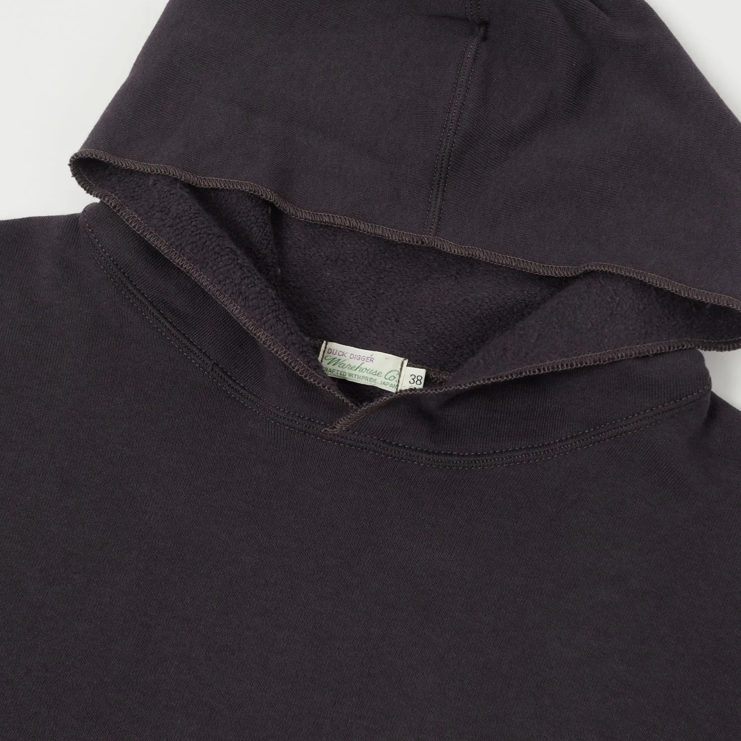 Warehouse & Co 453 Two Pocket Set-In Hooded Sweatshirt - Dark Navy