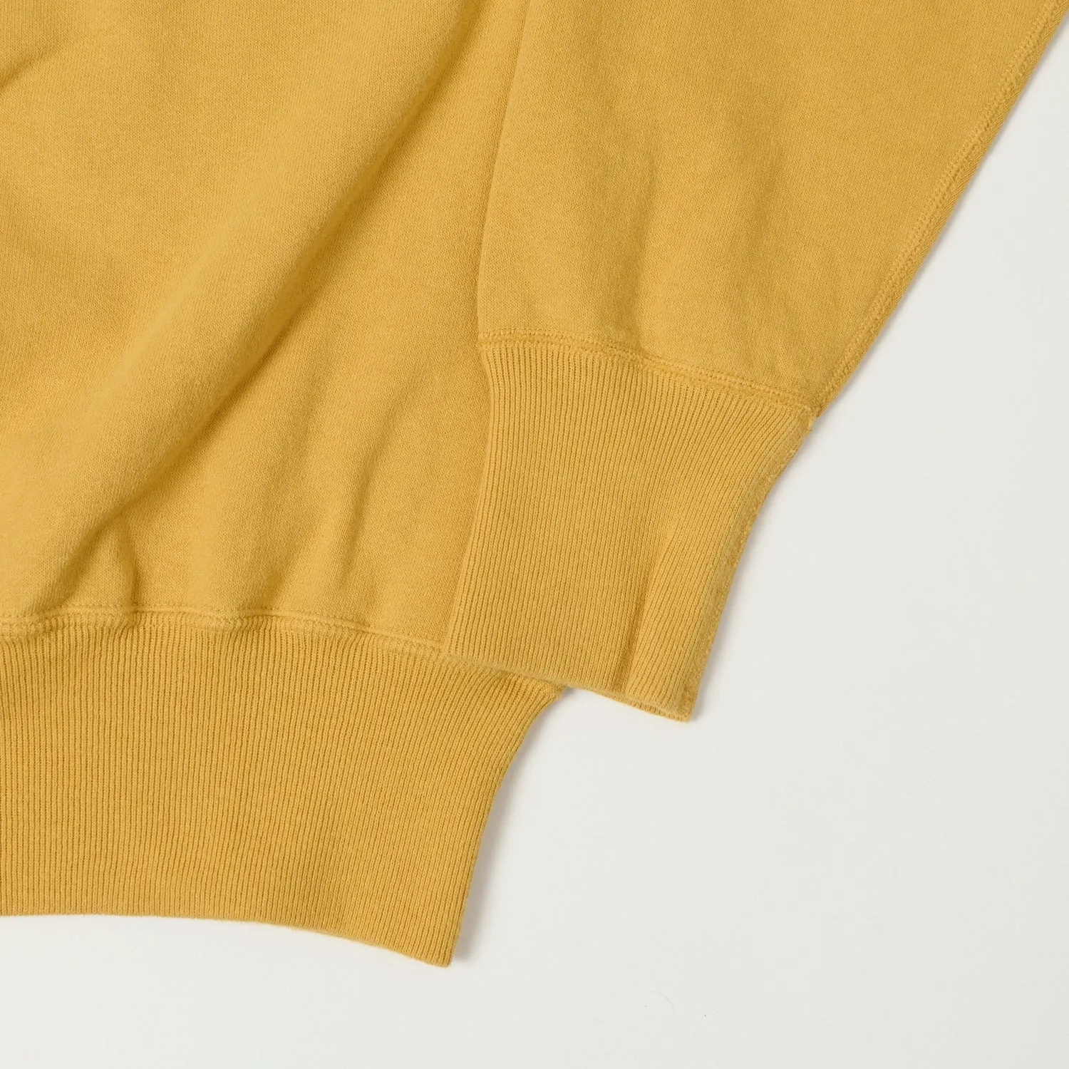Warehouse & Co 461 Crew Neck Sweatshirt - Mustard