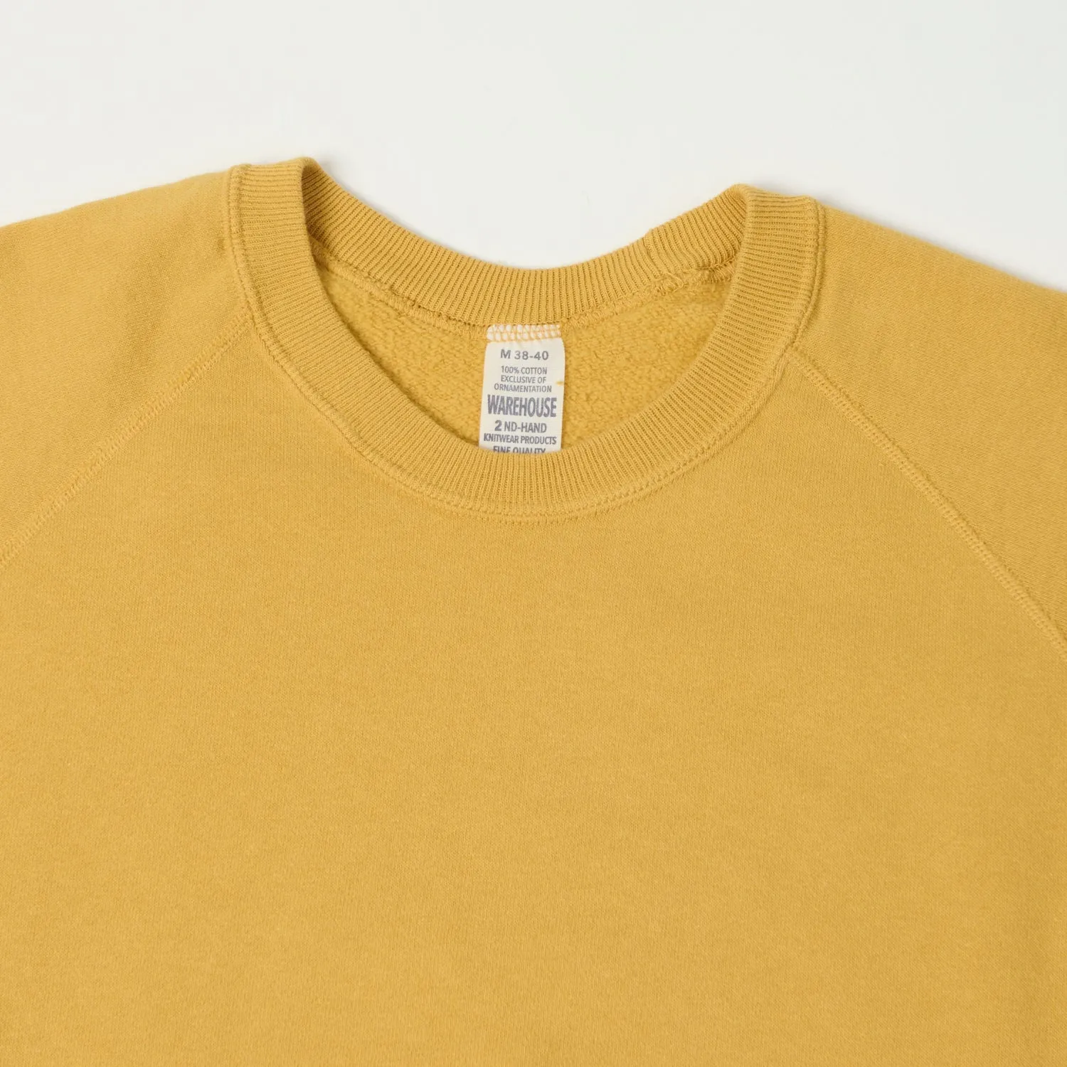 Warehouse & Co 461 Crew Neck Sweatshirt - Mustard