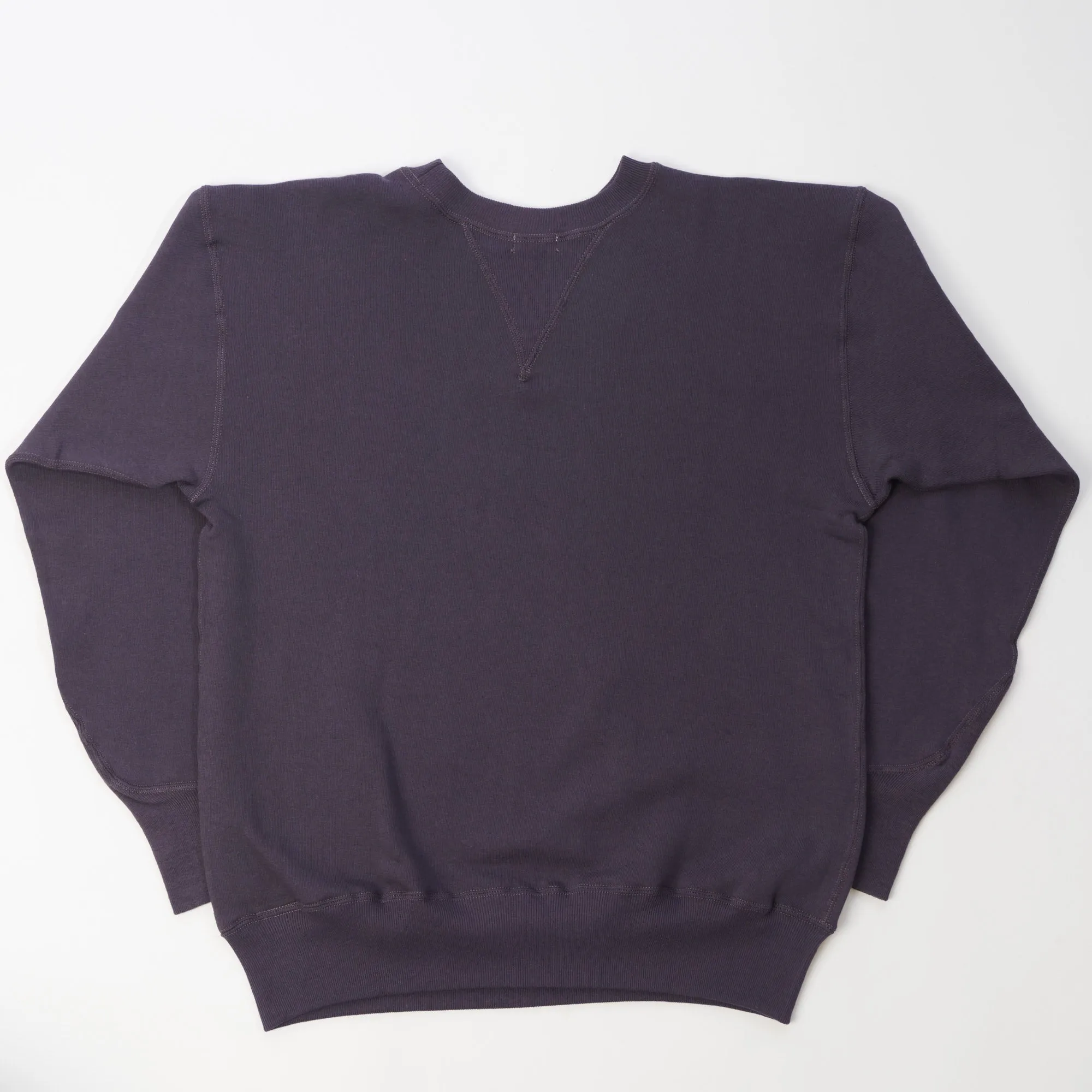 Warehouse & Co 467 Two Needle Crew Neck Sweatshirt - Dark Navy