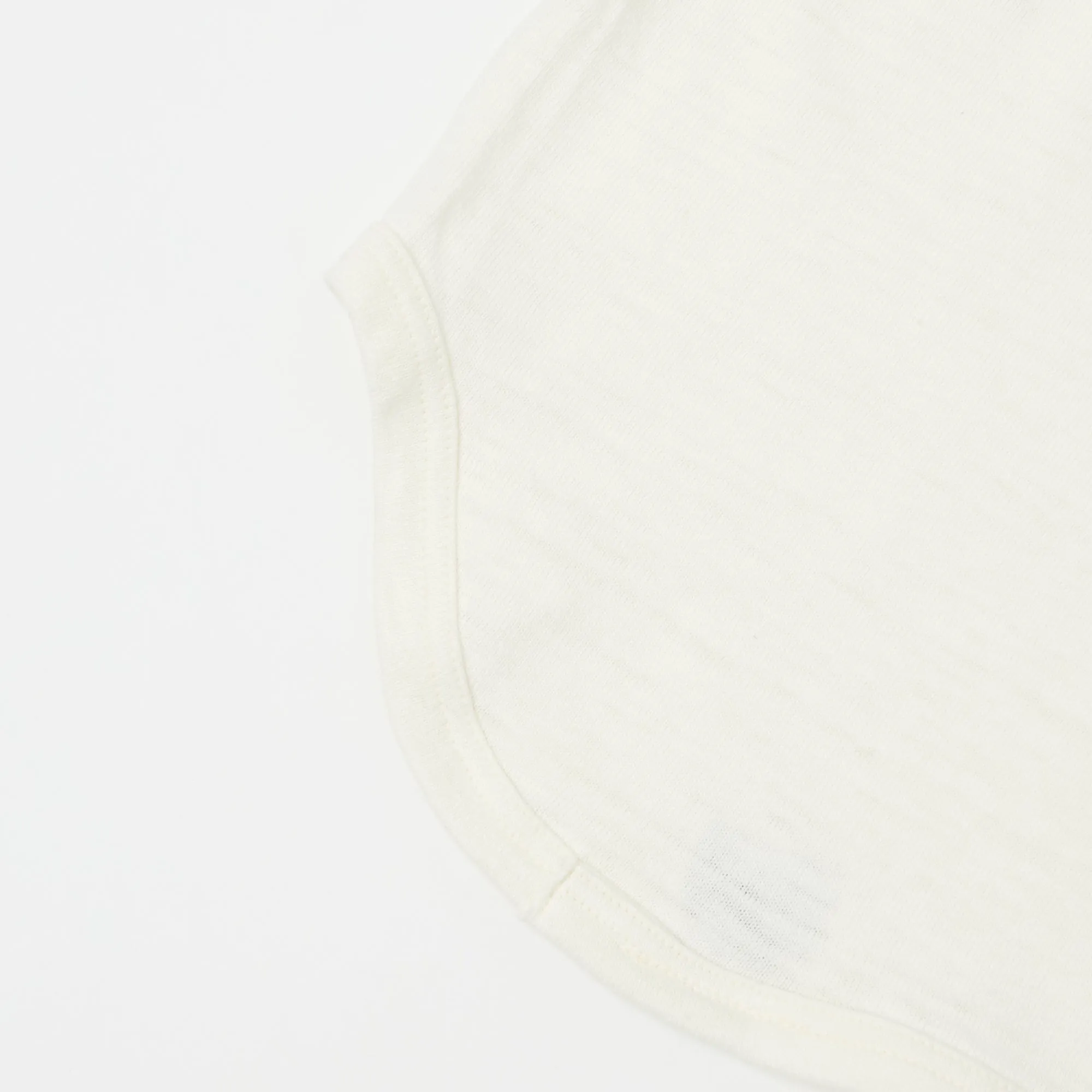 Warehouse & Co 4800 Baseball Tee - Cream/Bordeaux