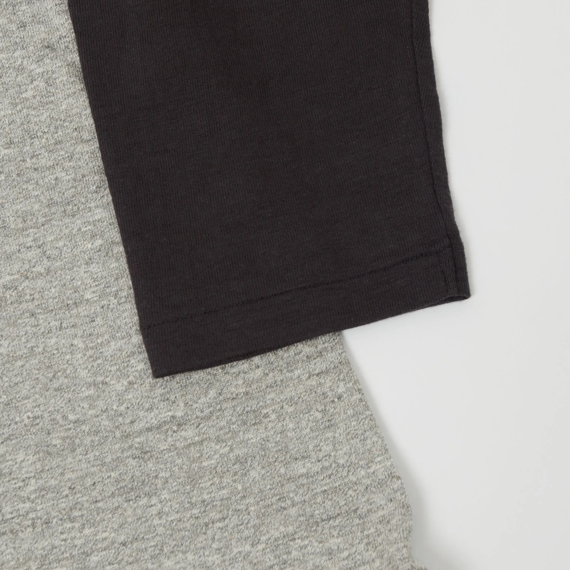 Warehouse & Co 4800 Baseball Tee - Heather Grey/Black